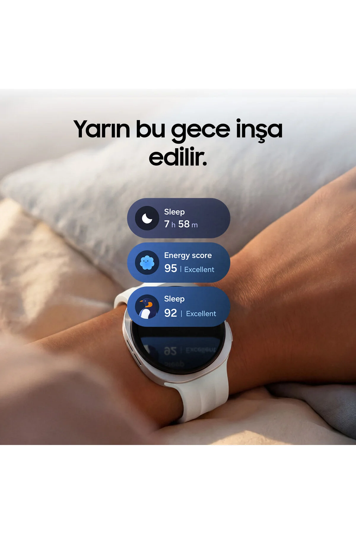Samsung Galaxy Watch9 40mm Krem Akıllı Saat