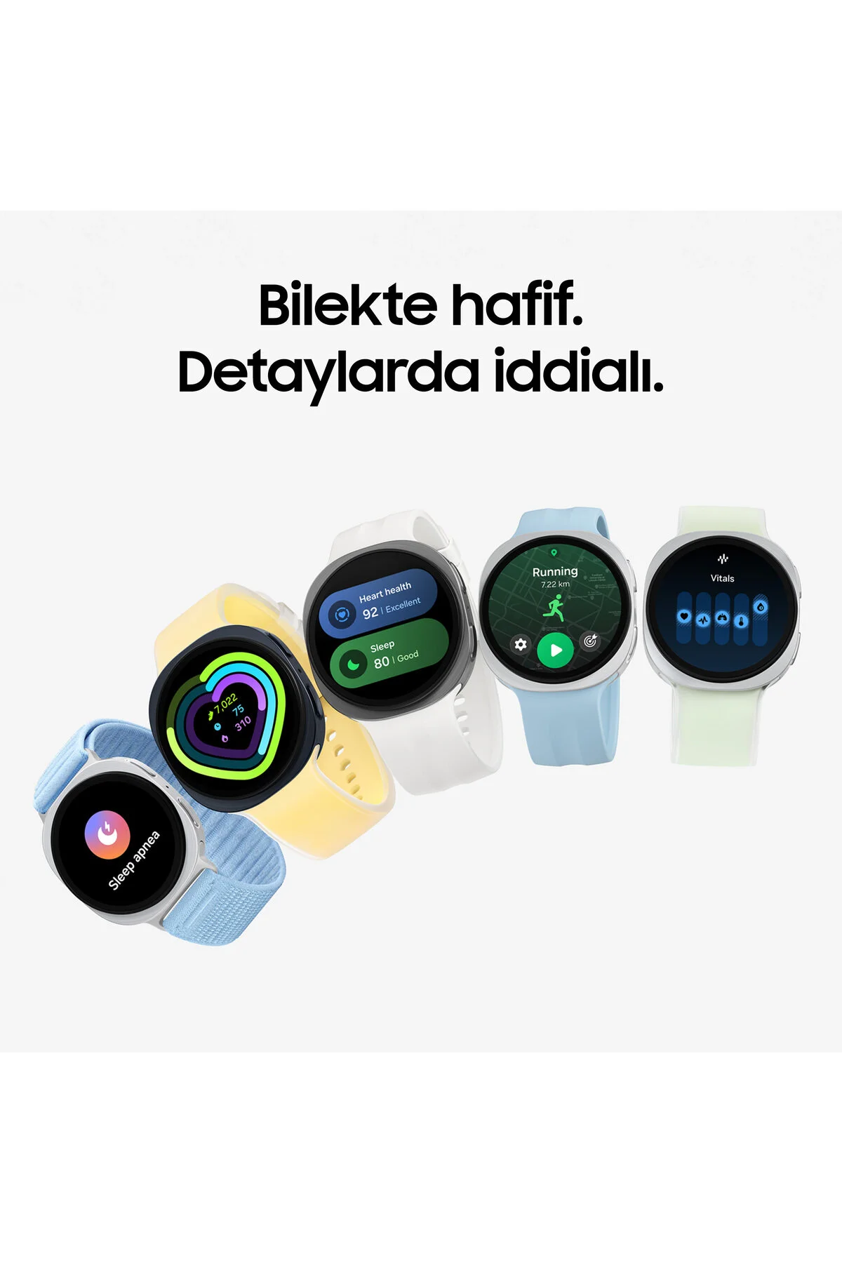 Samsung Galaxy Watch9 44mm Koyu Gri Akıllı Saat