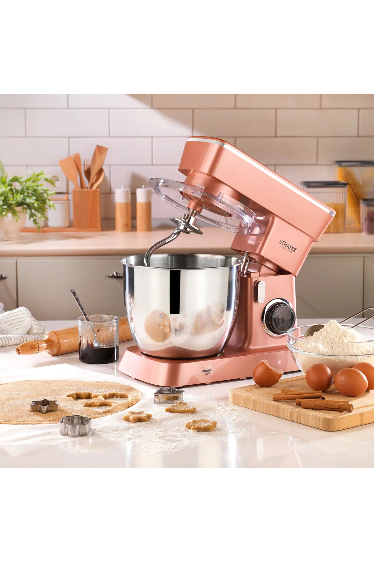 Schafer Schäfer Prochef Gusto Stand Mikser-Rosegold