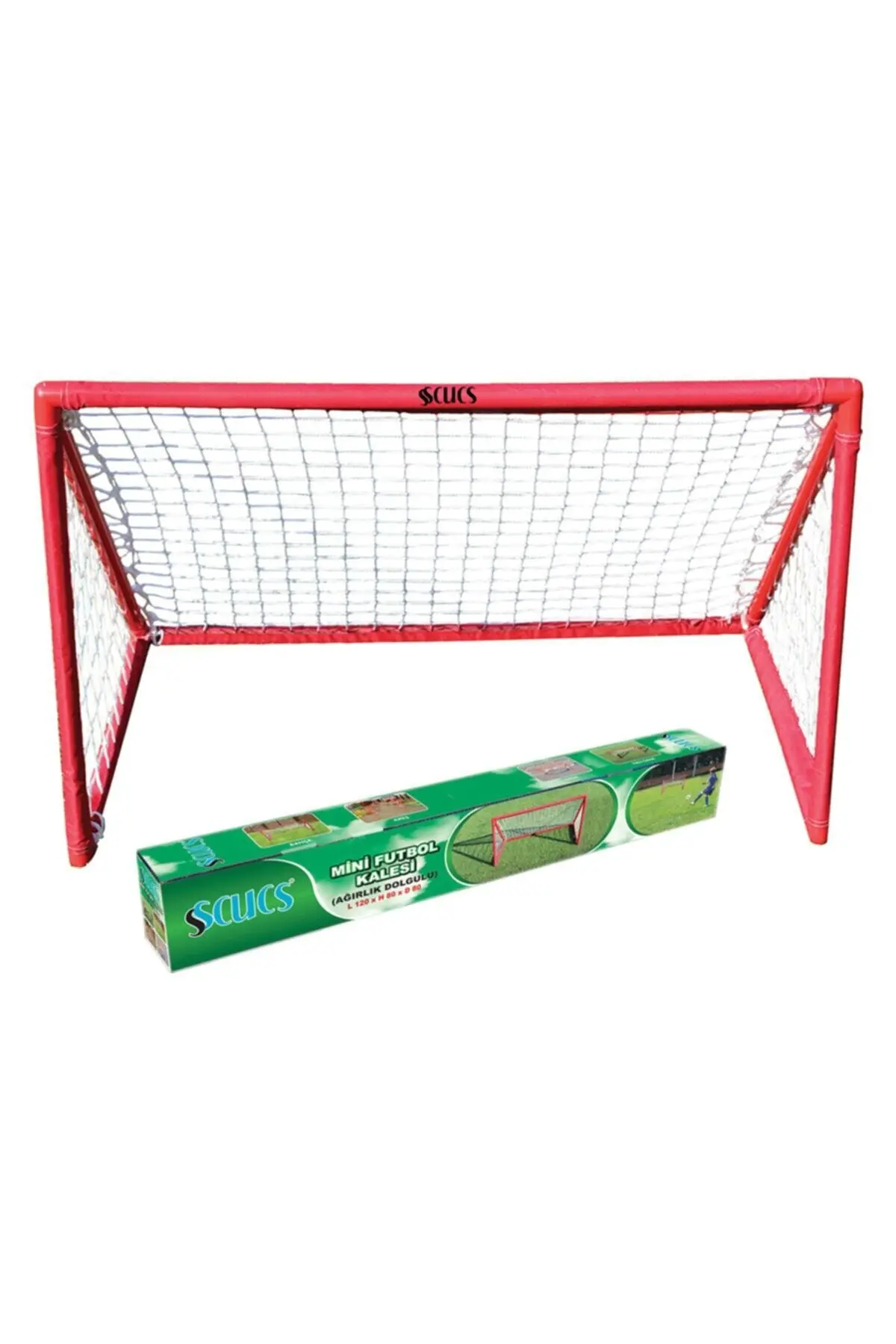 SCUCS Mini Futbol Kalesi - Ağırlık Dolgulu Tek Kale (100x60x60)