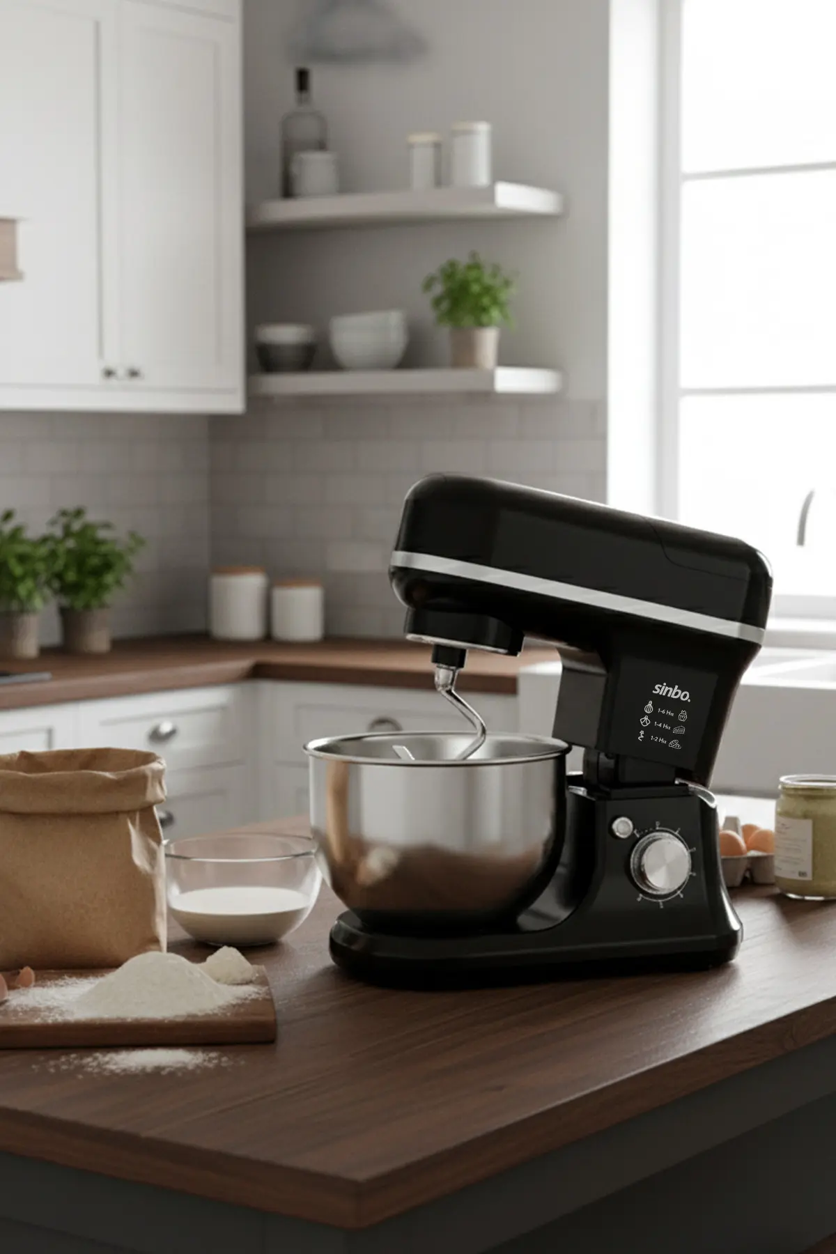 Sinbo SMX-2772 Çok Amaçlı 3ın1 Mutfak Şefi Hamur Yoğurma Kıyma Makinesi Sürahi Blender 1200w