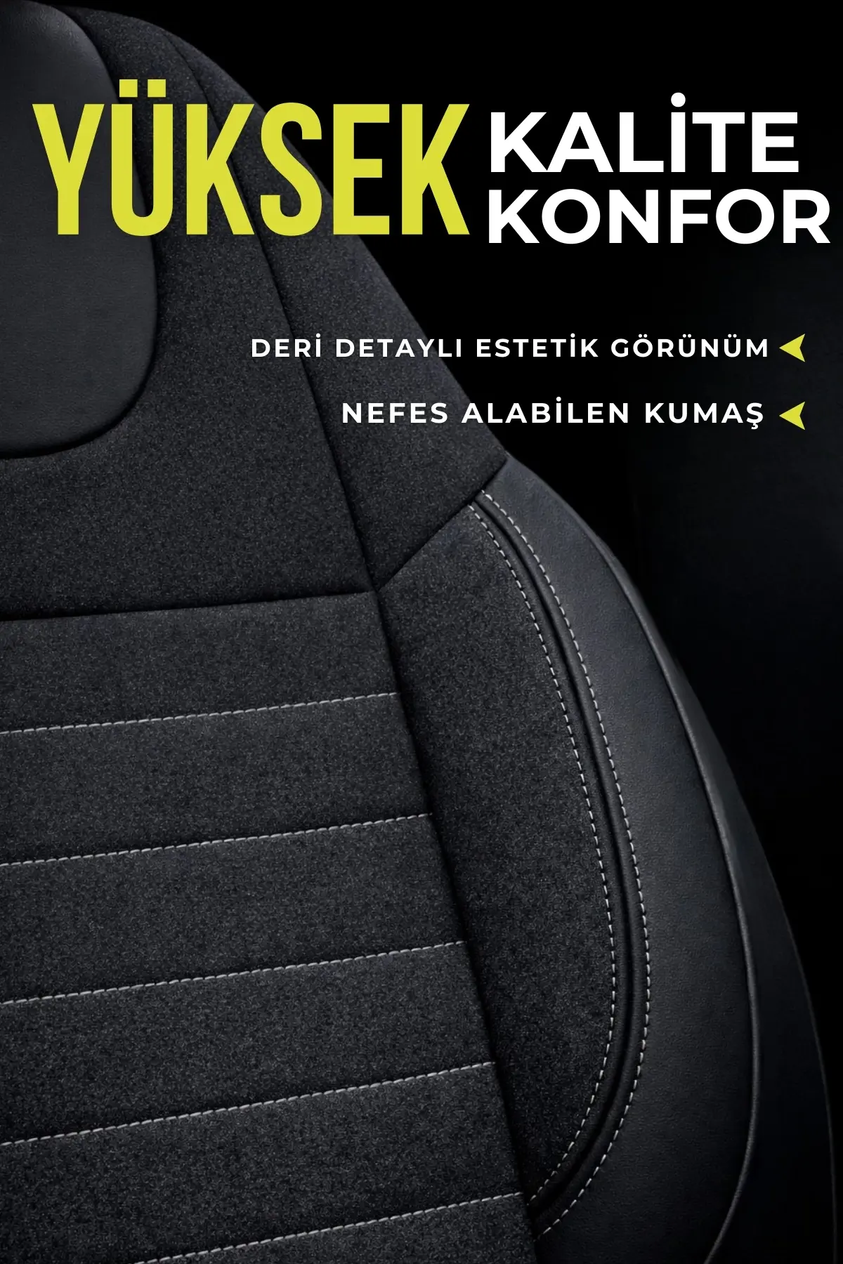 SM OTO KILIF Lifos Hafif Ticari Serisi Koton Kumaş Oto Koltuk Kılıfı Tam Set (BERLINGO-CADDY-CONNECT-COURIER-DOBLO-DOKKER-PARTNER)