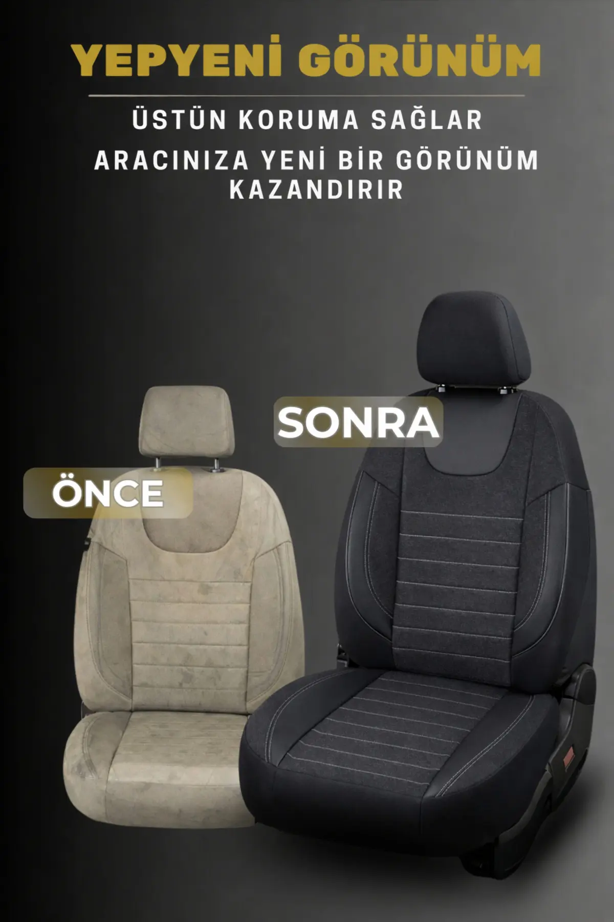 SM OTO KILIF Lifos Hafif Ticari Serisi Koton Kumaş Oto Koltuk Kılıfı Tam Set (BERLINGO-CADDY-CONNECT-COURIER-DOBLO-DOKKER-PARTNER)