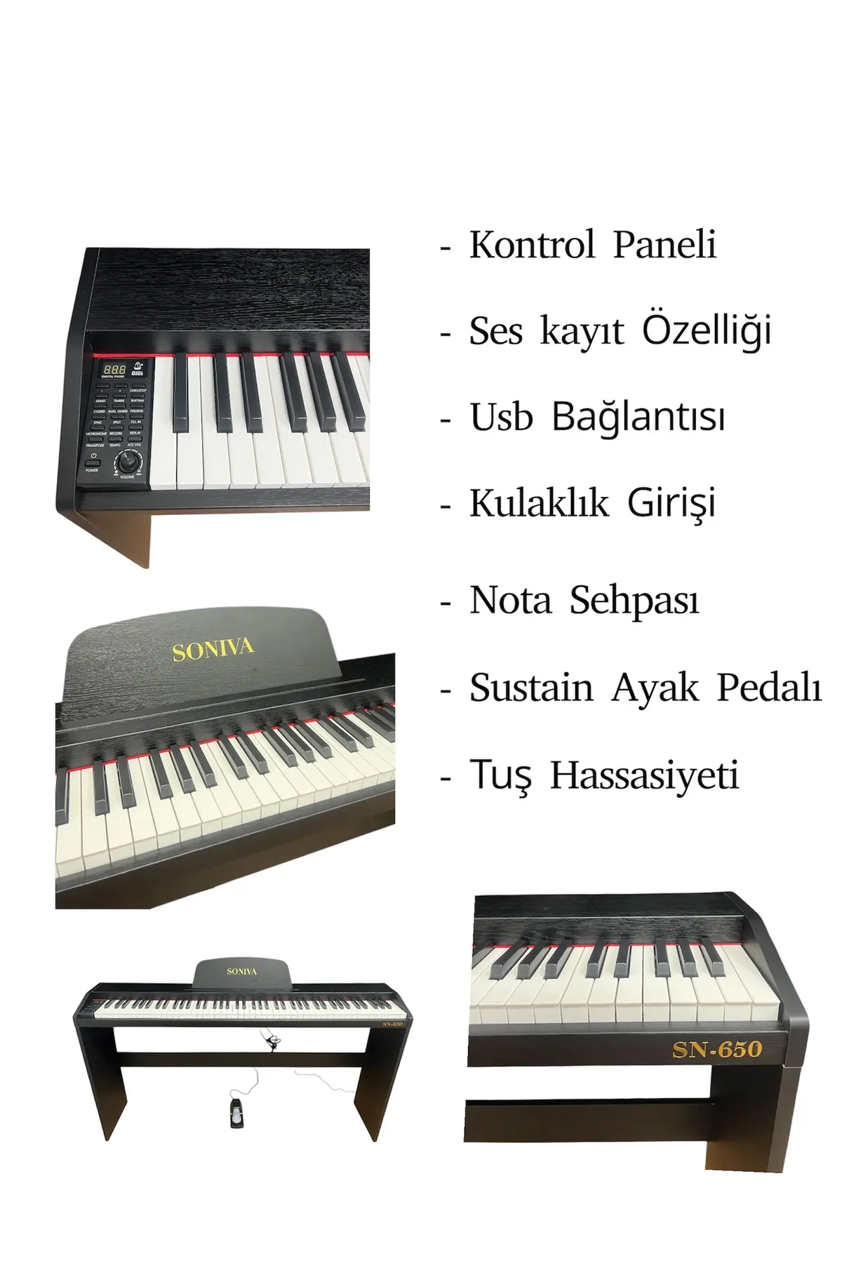 SONİVA Piyano Sn650 Model