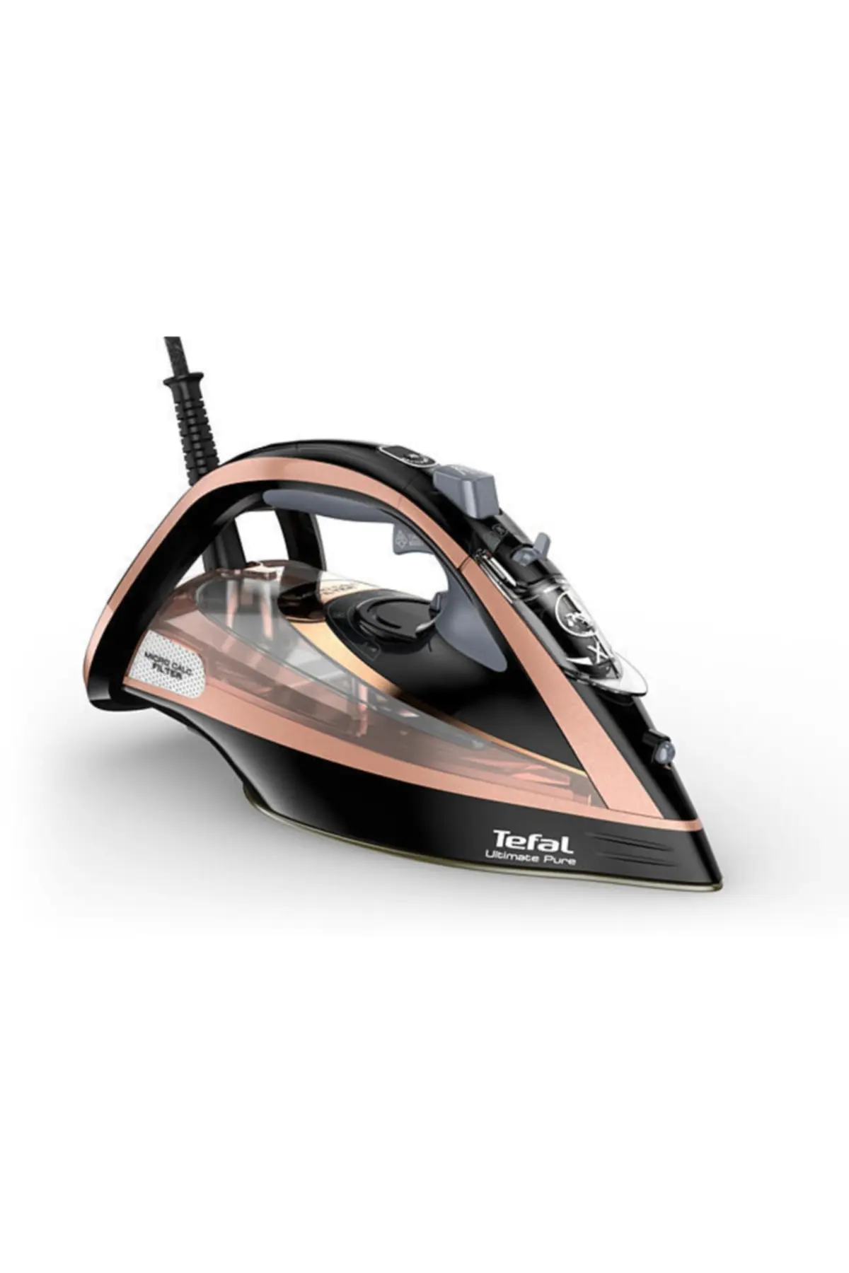 TEFAL FV9845 Ultimate Pure 60 gr Sürekli ve 260 gr Şok Buharlı 3200 Watt Kireç Avcısı Buharlı Ütü