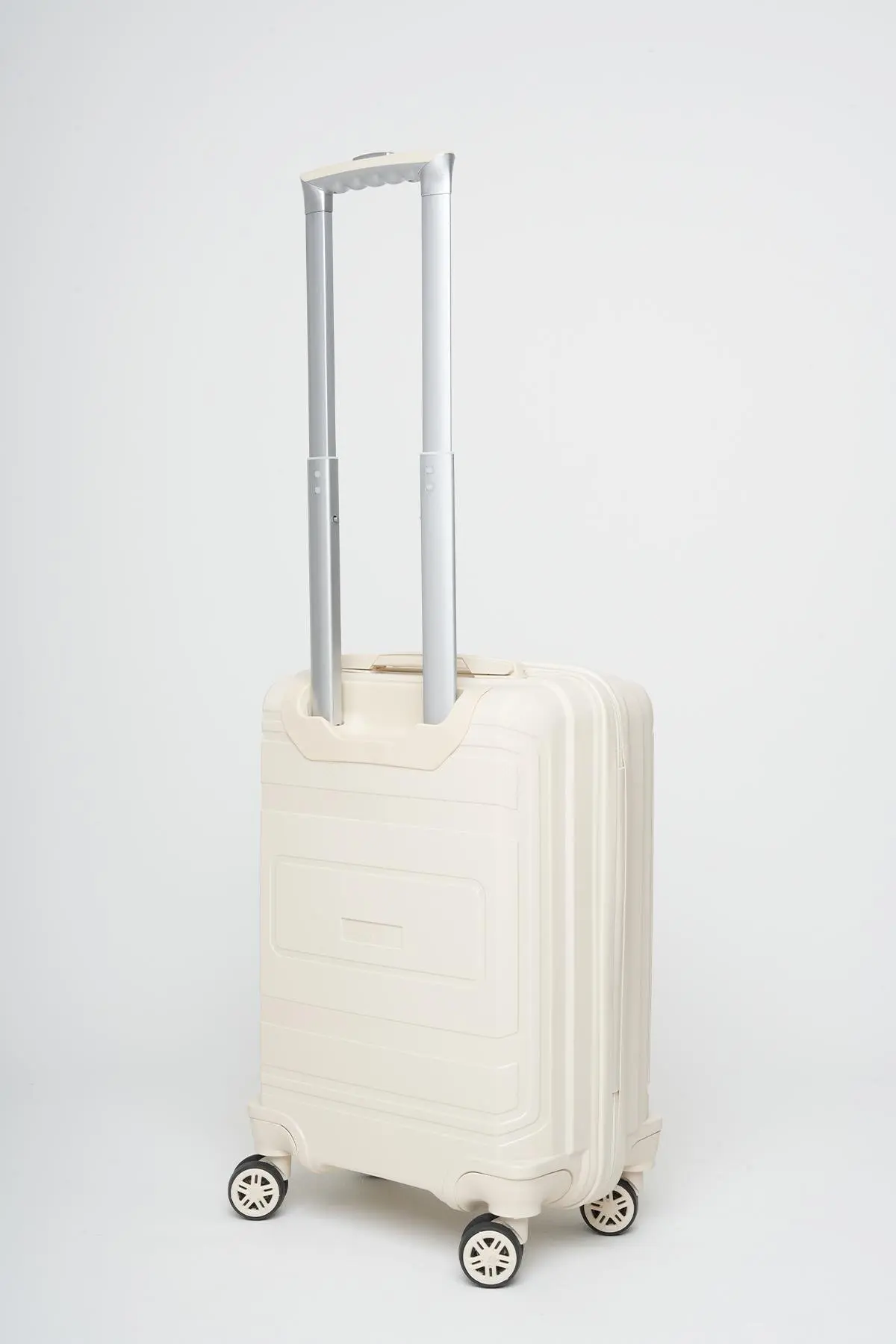 Travel POLO Küçük Boy Kırılmaz Valiz Krem 1017