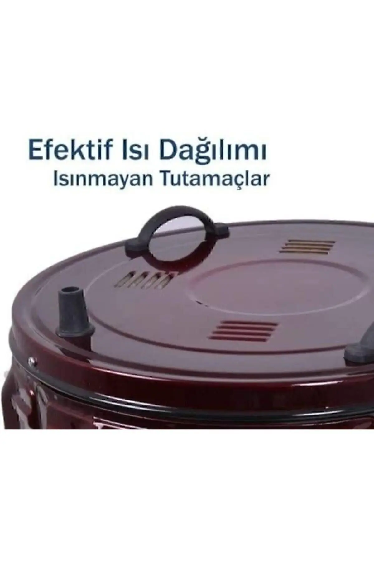 Uğur Küçük boy Çift Tepsili Fırın-tepsileri Emaya Fırın-Yuvarlak Davul Fırın (Termostatsız)