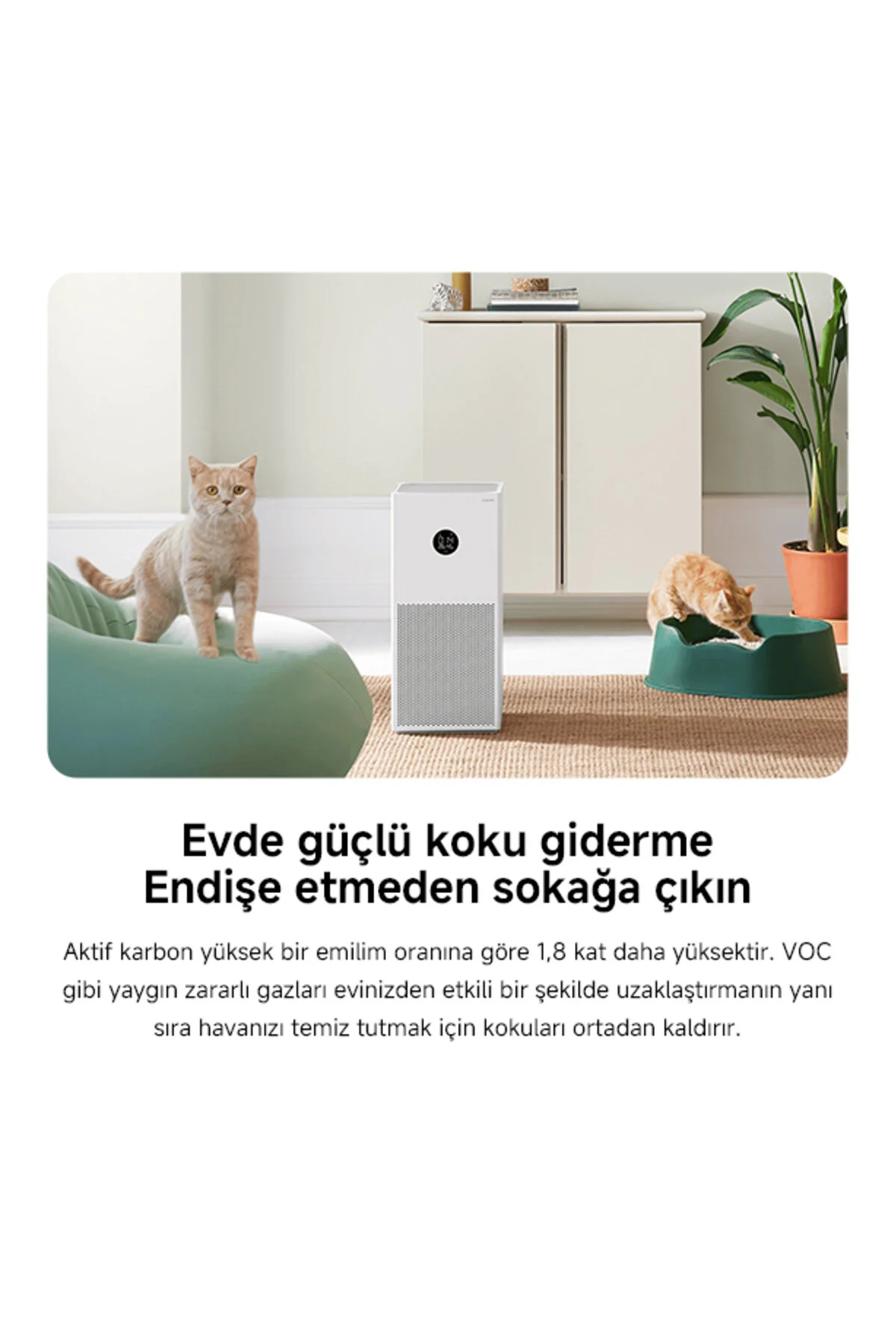 Xiaomi Air Purifier 4 Lite Akıllı Hava Temizleyici Beyaz (Xiaomi Türkiye Garantili)