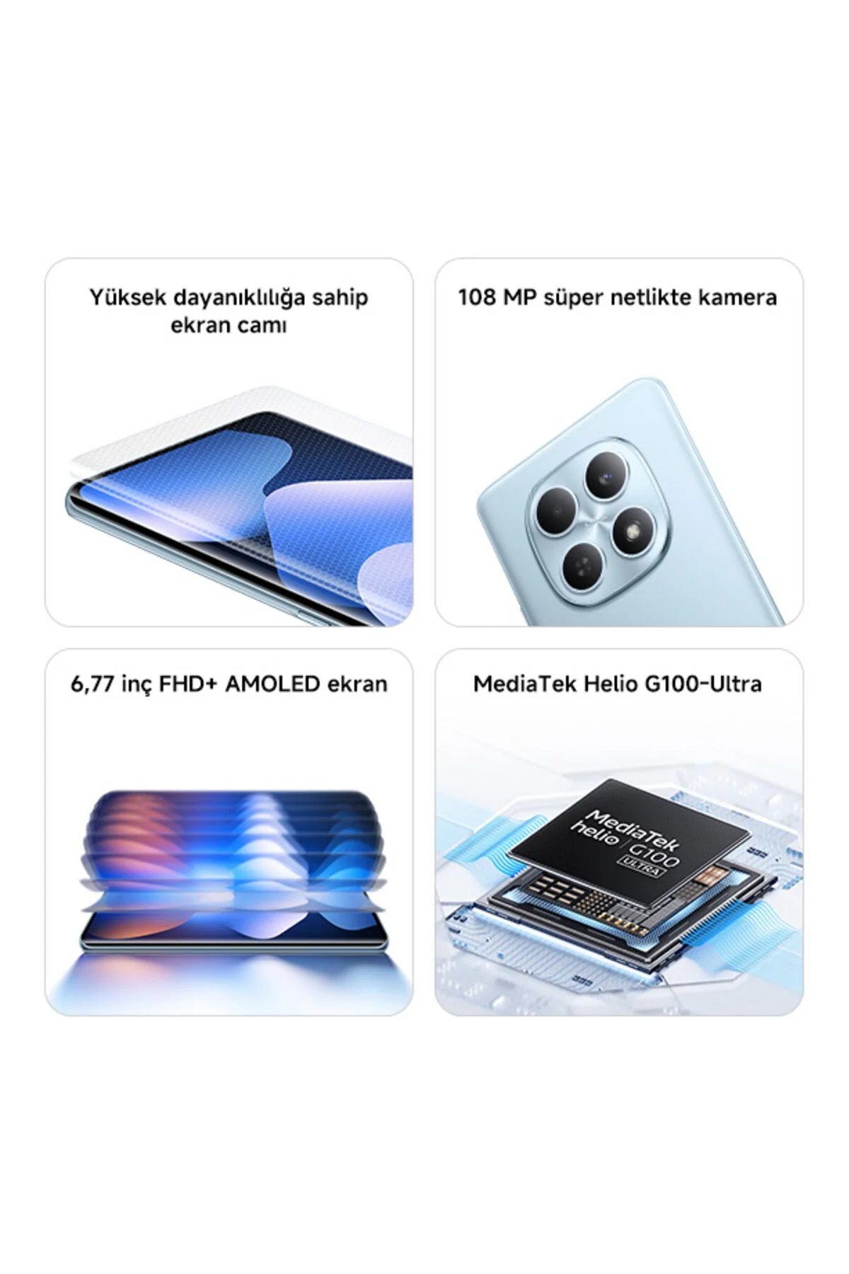 Xiaomi Redmi Note 15 8 GB+256 GB Siyah (Xiaomi Türkiye Garantili )
