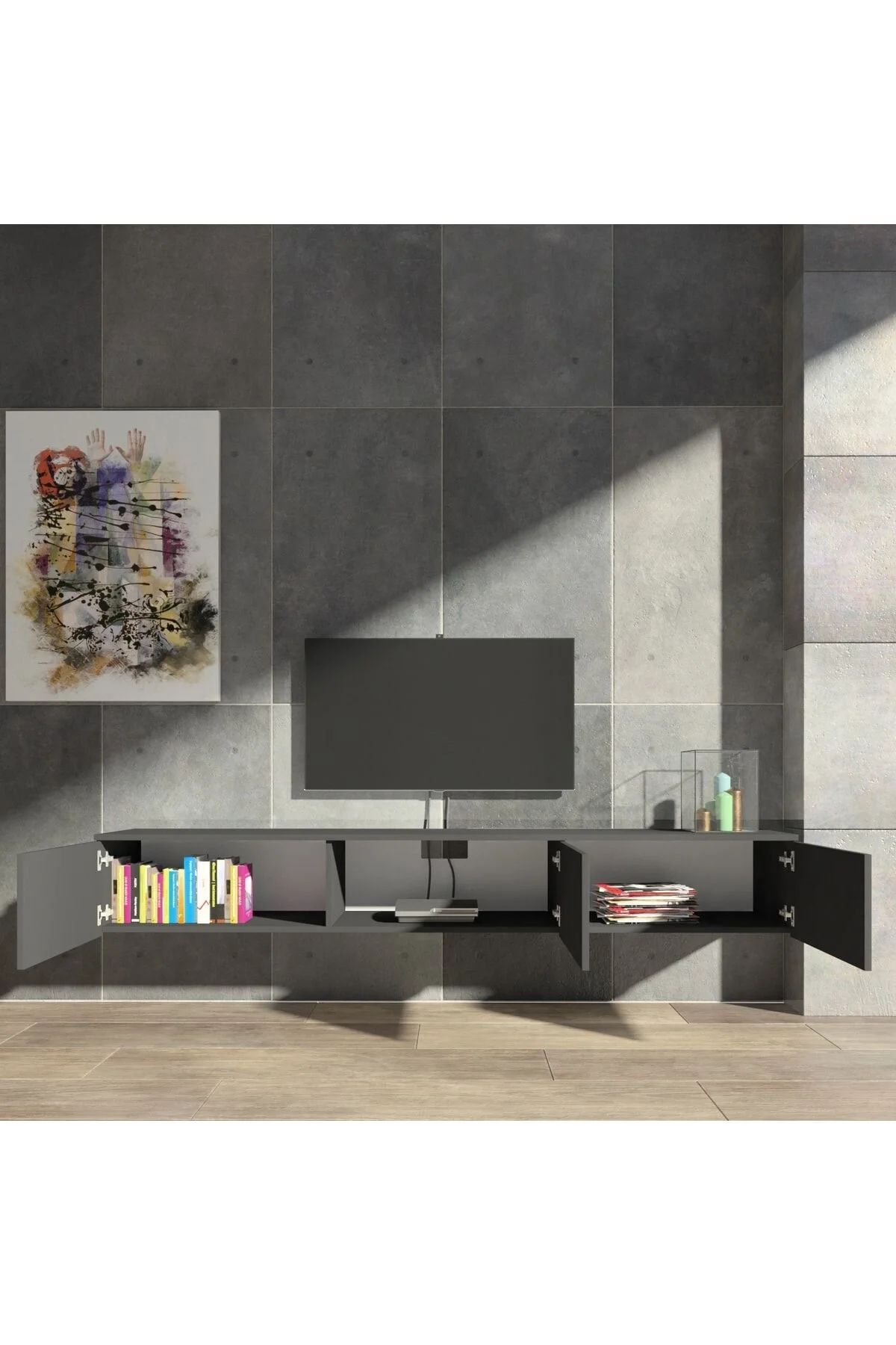 YETİ MOBİLYA Panti 180 Tv Sehpası Tv Ünitesi
