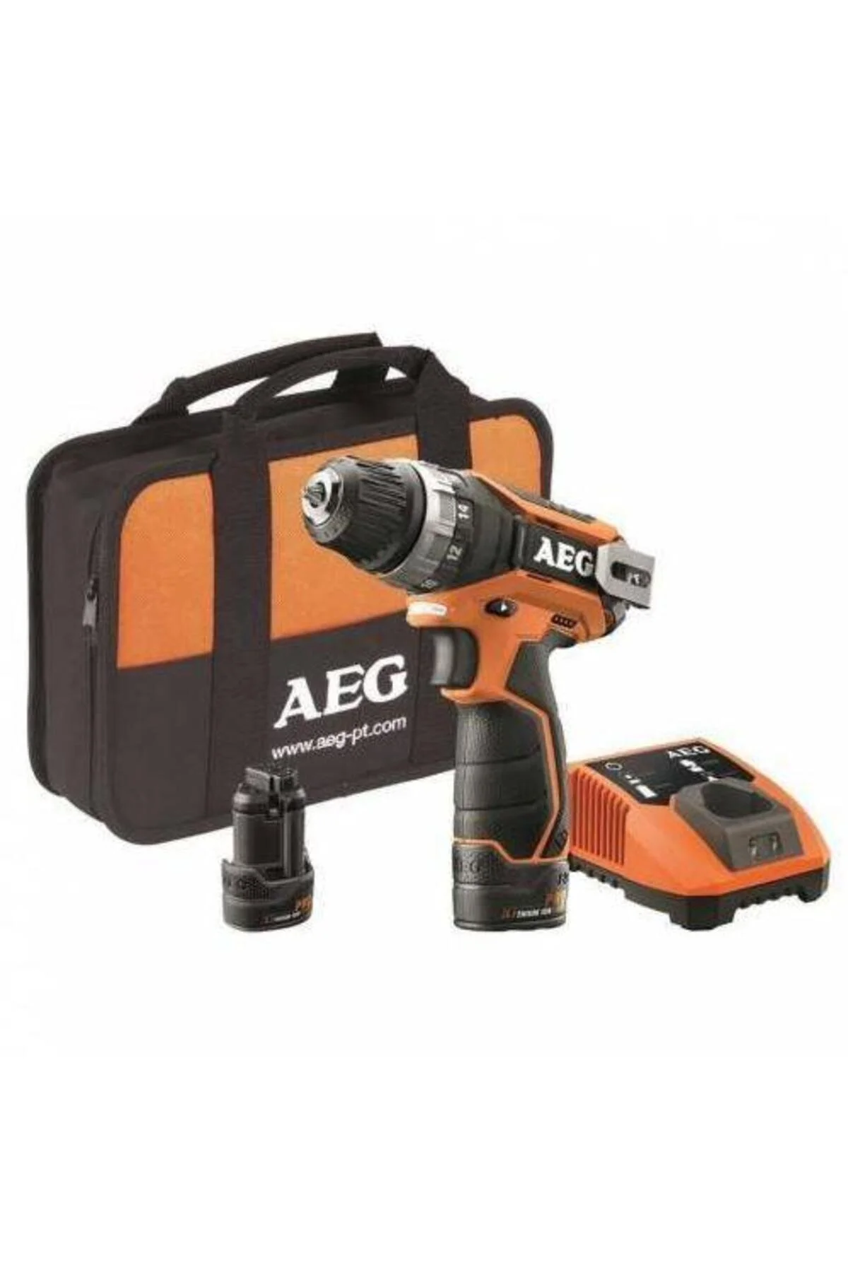 AEG BS 12 C2 LI Akülü Matkap (2x12V 2.0 AH) T4935448465