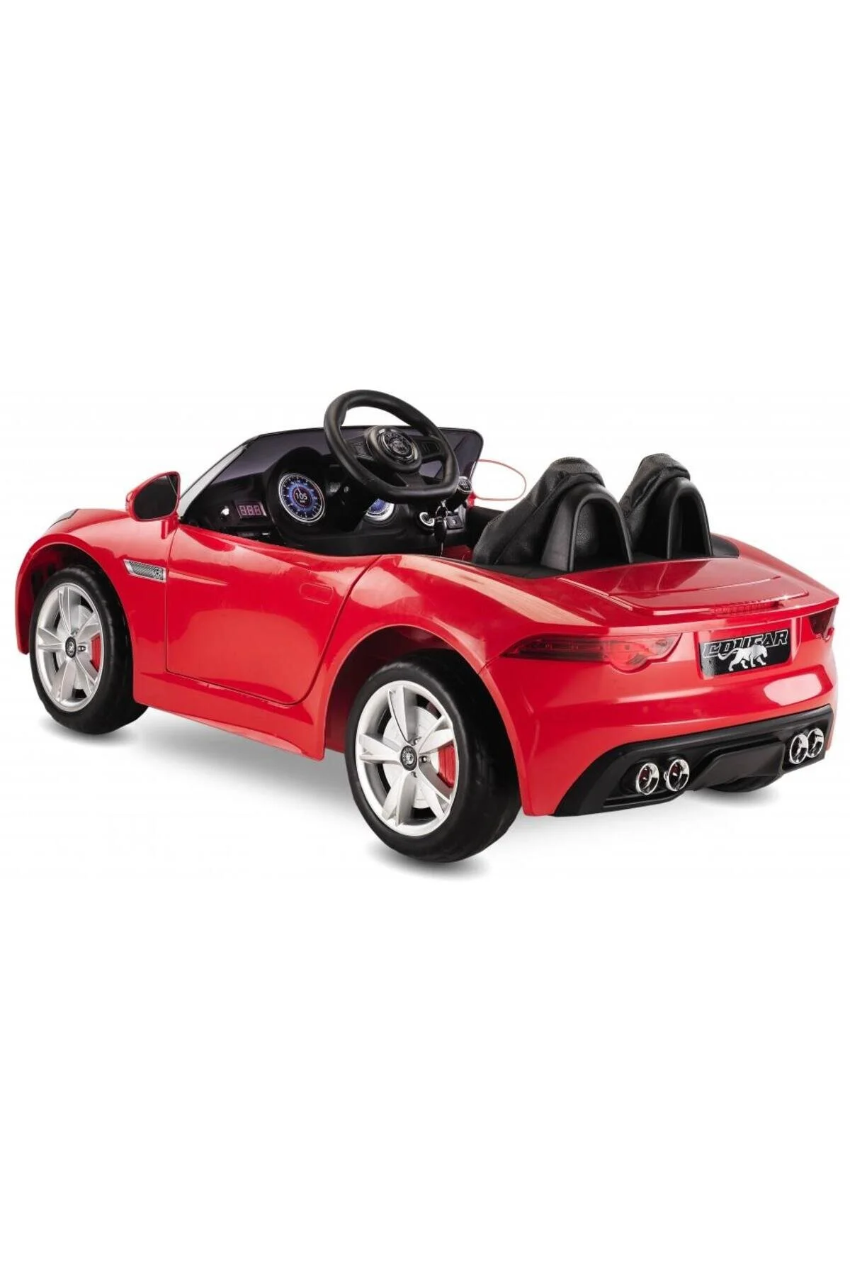 Babyhope 442 Cougar Akülü Araba 12v Uzaktan Kumandalı Kırmızı