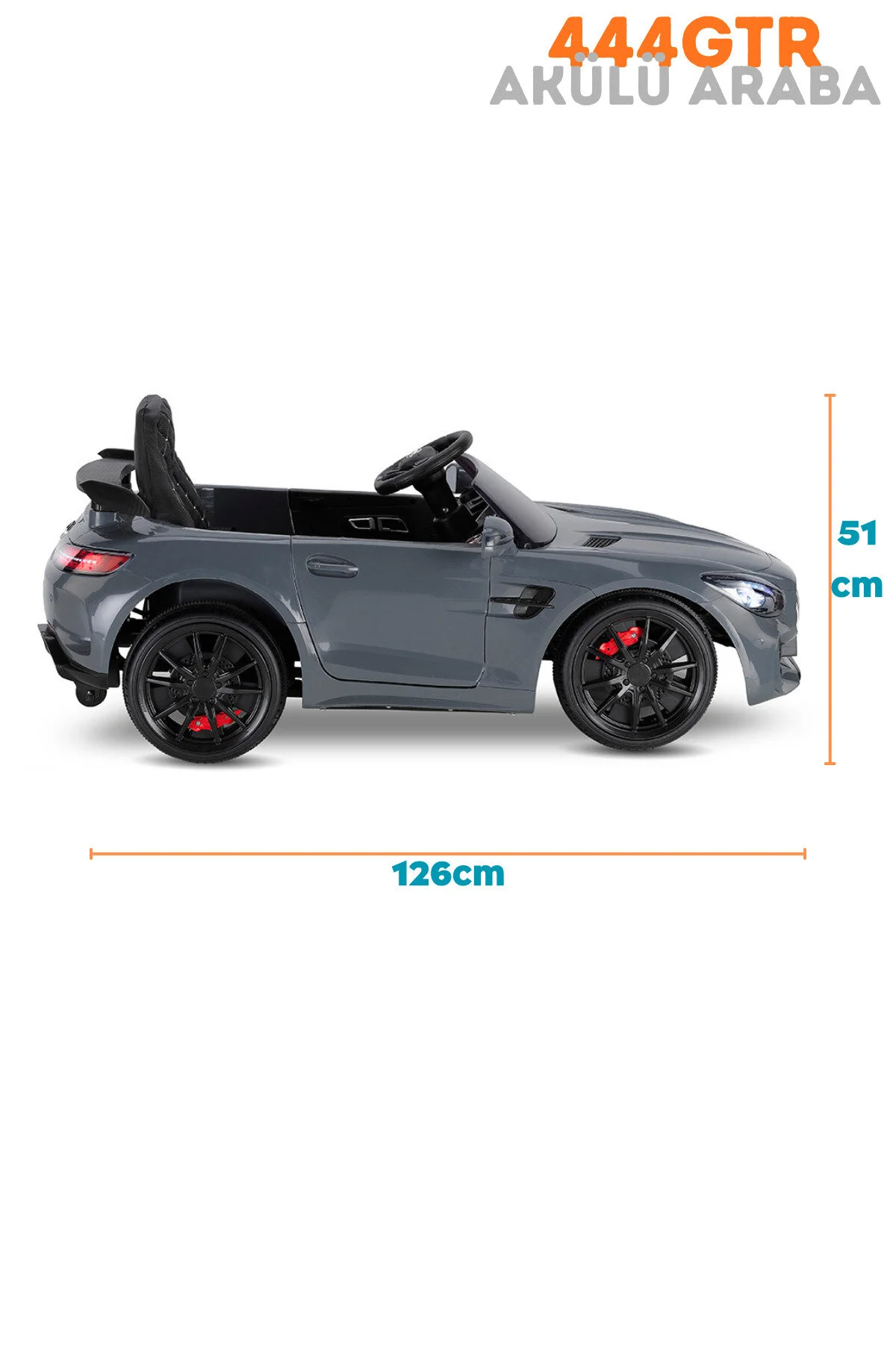 Bebeck 444 Gtr Sport Akülü Araba 12V Uzaktan Kumandalı Babyhope Mercedes
