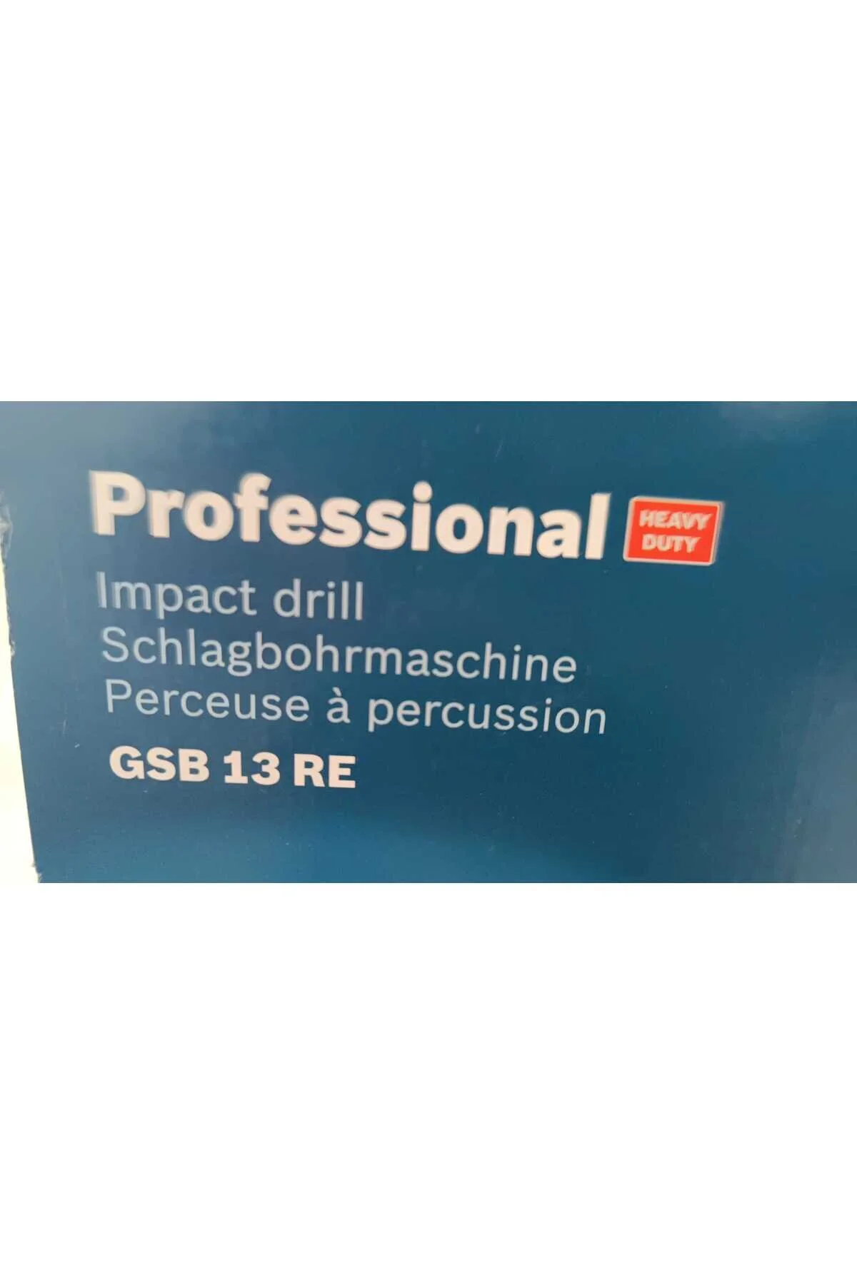 Bosch Gsb 13 Re Darbeli Matkap Kutulu Anahtarlı