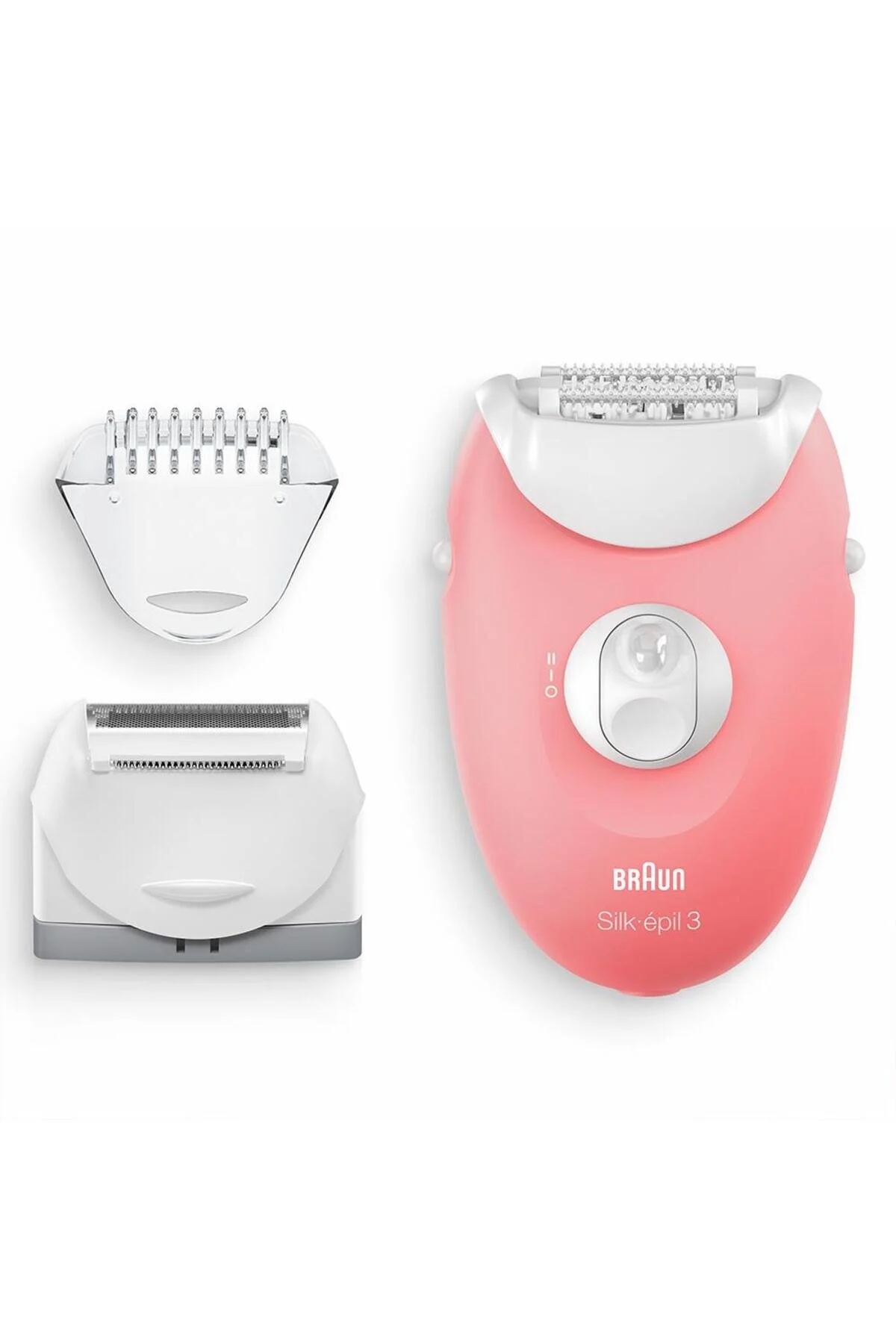 Braun Silk-épil 3 3277 Smartlight, 2 Hız Ayarı, Kablolu Epilatör / Pembe