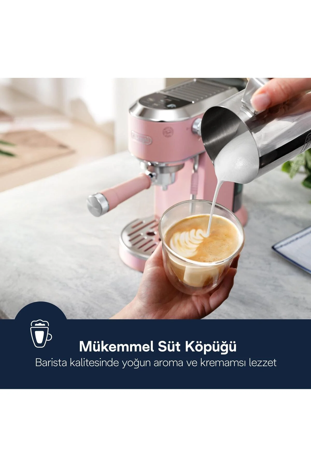 Delonghi Dedica Duo Manuel Espresso Kahve Makinesi EC890.PK