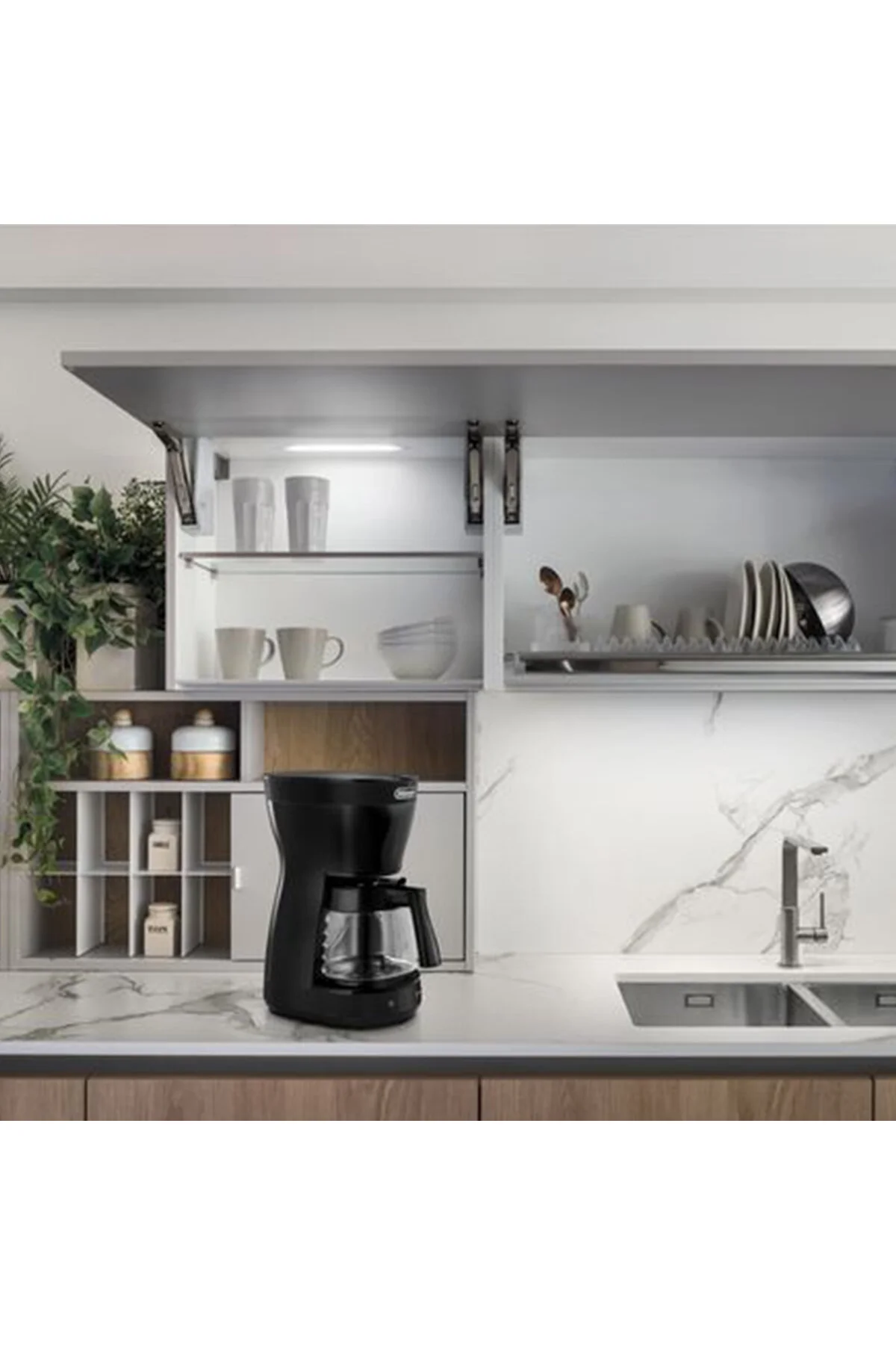 Delonghi Filtre Kahve Makinesi Siyah ICM16210.BK