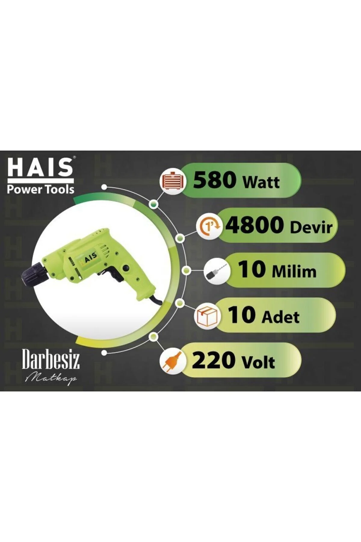 Empressco Darbesiz Matkap Haıs Jl6001 580w