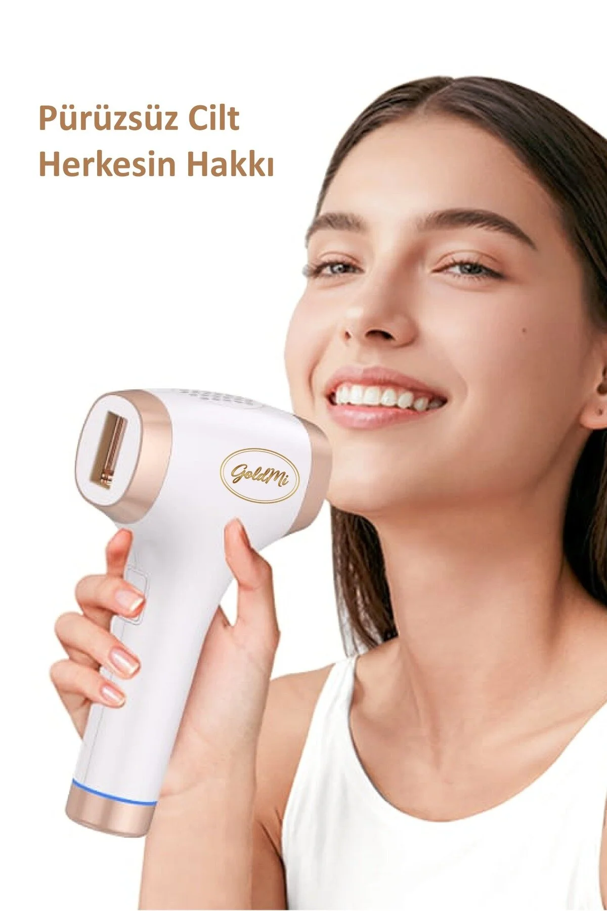 GoldMi Ipl Buz Lazer Epilasyon Cihazı - Sınırsız Atım Cilt Gençleştirme Otomatik/Manuel 21J Yüksek Enerjili