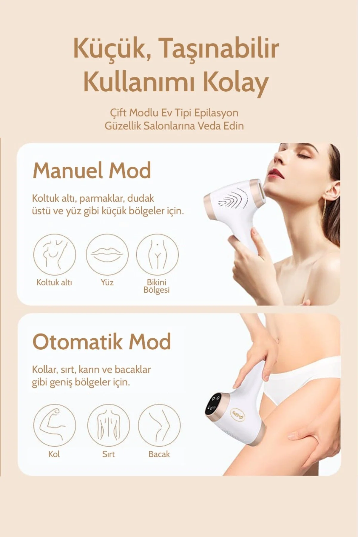 GoldMi Ipl Buz Lazer Epilasyon Cihazı - Sınırsız Atım Cilt Gençleştirme Otomatik/Manuel 21J Yüksek Enerjili