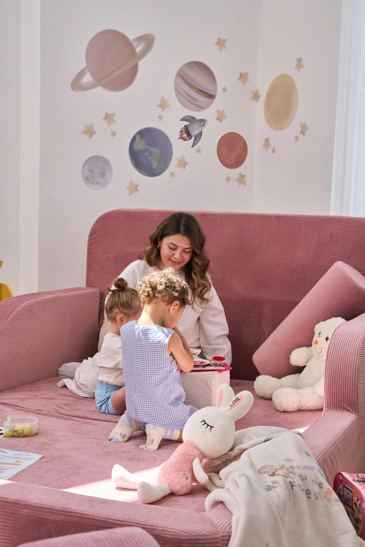 GOOD NİGHT Funbed Yeni Nesil Montessori Çocuk Yatağı & Oyun Alanı Yıkanabilir Sıvı Geçirmez
