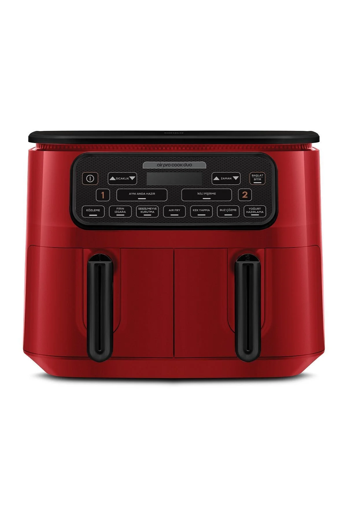 Karaca Air Pro Cook Duo Köz Xxxl 4+4 Litre Airfryer Ruby 8 Kişilik