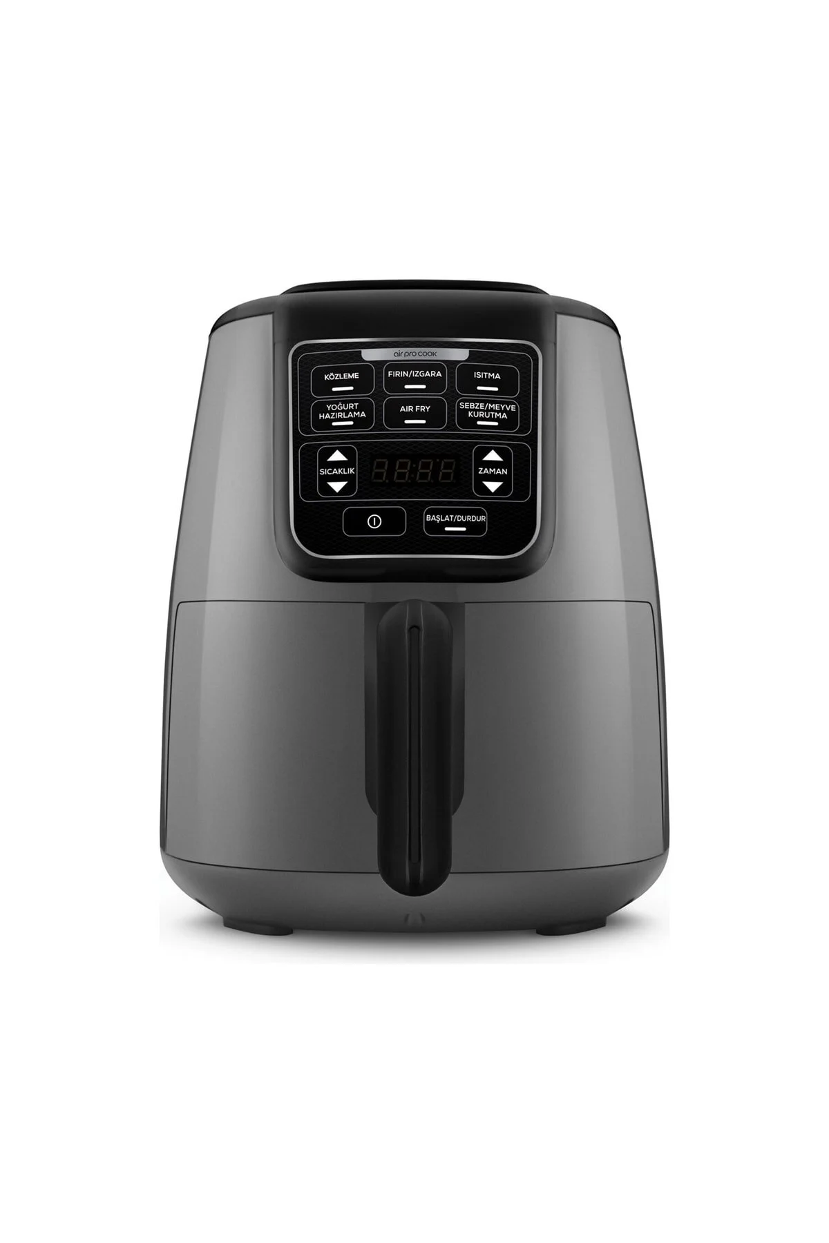 Karaca Air Pro Cook Köz Xl Airfryer Space Gray Black.