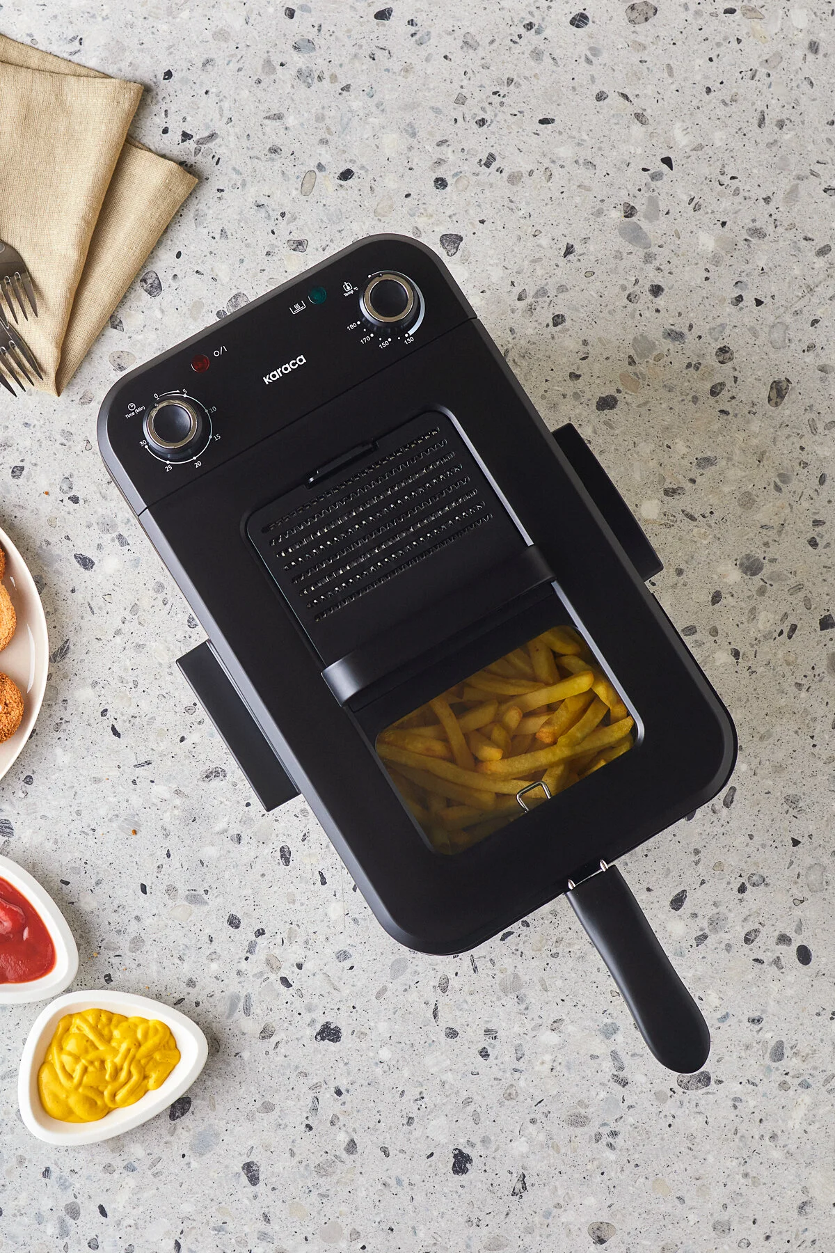 Karaca Inox Yağ Filtreli Zamanlayıcılı Fritöz XL 3,2L
