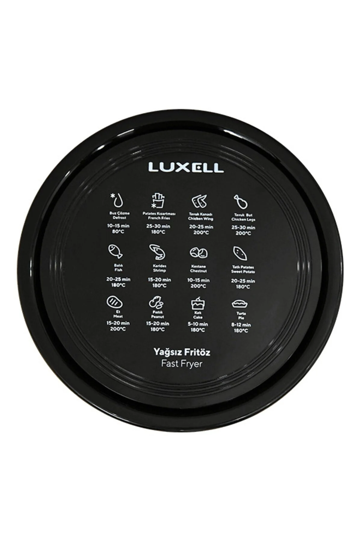 Luxell 5,5 Lt Fastfryer (SİLVER-BLACK) (LX-FC5132)