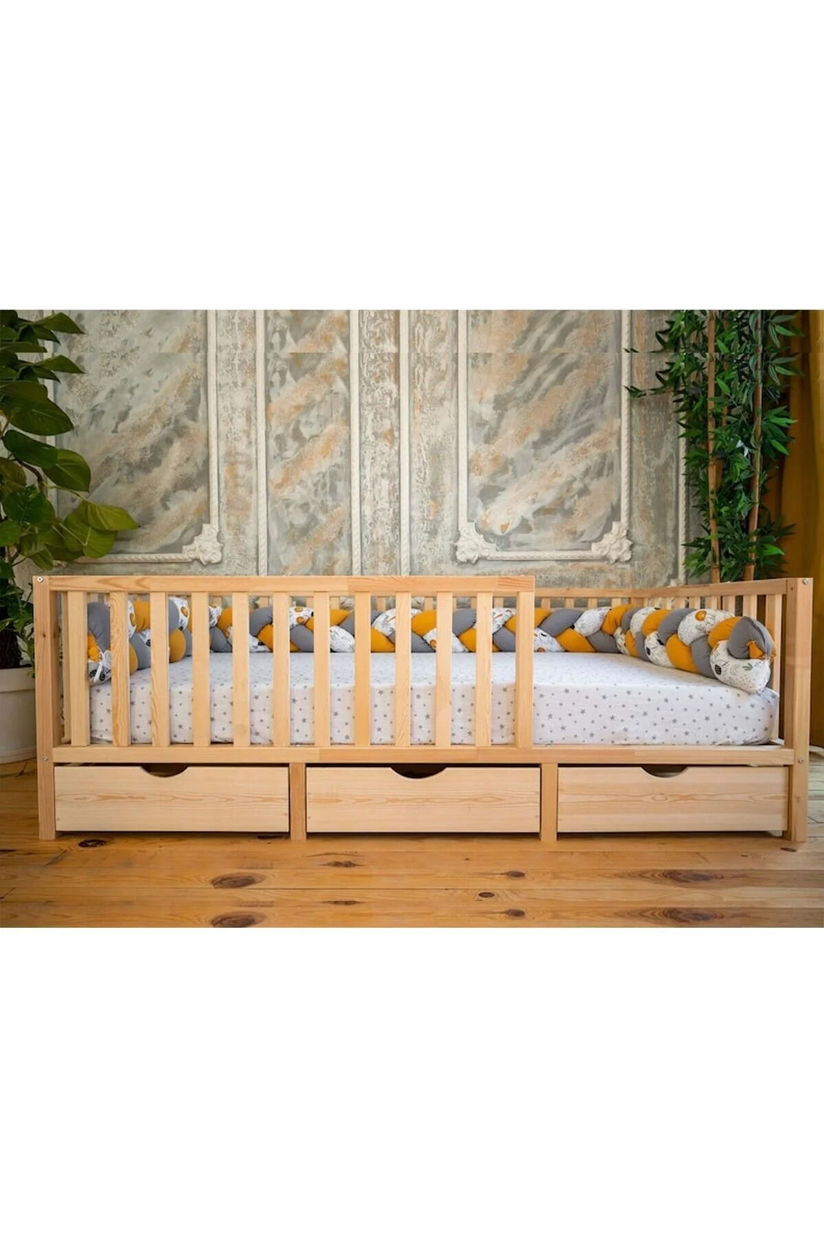 OPPİPO Montessori Ahşap Karyola - Montessori Yatak - Montessori Karyola - -17