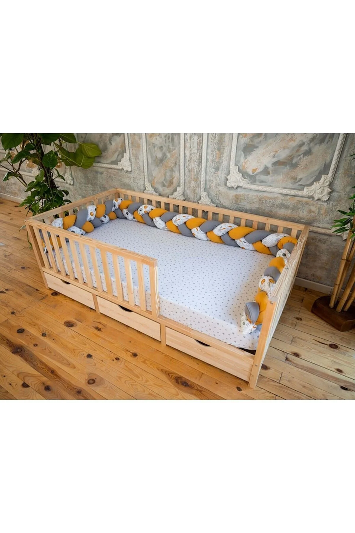 OPPİPO Montessori Ahşap Karyola - Montessori Yatak - Montessori Karyola - -17
