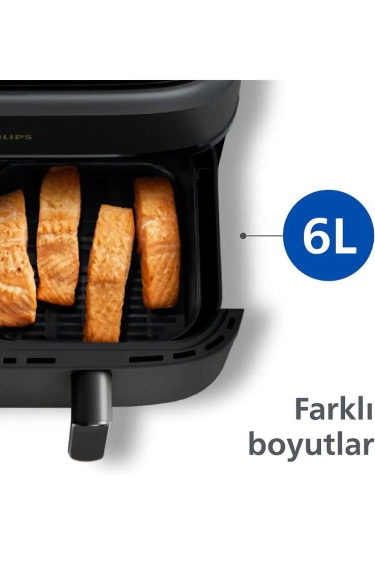 Philips HomeID Uygulaması 3000 Seri Çift Hazneli Airfryer, 3L + 6L, NA350/00 ,2750 W + 5 YIL GARANTİ