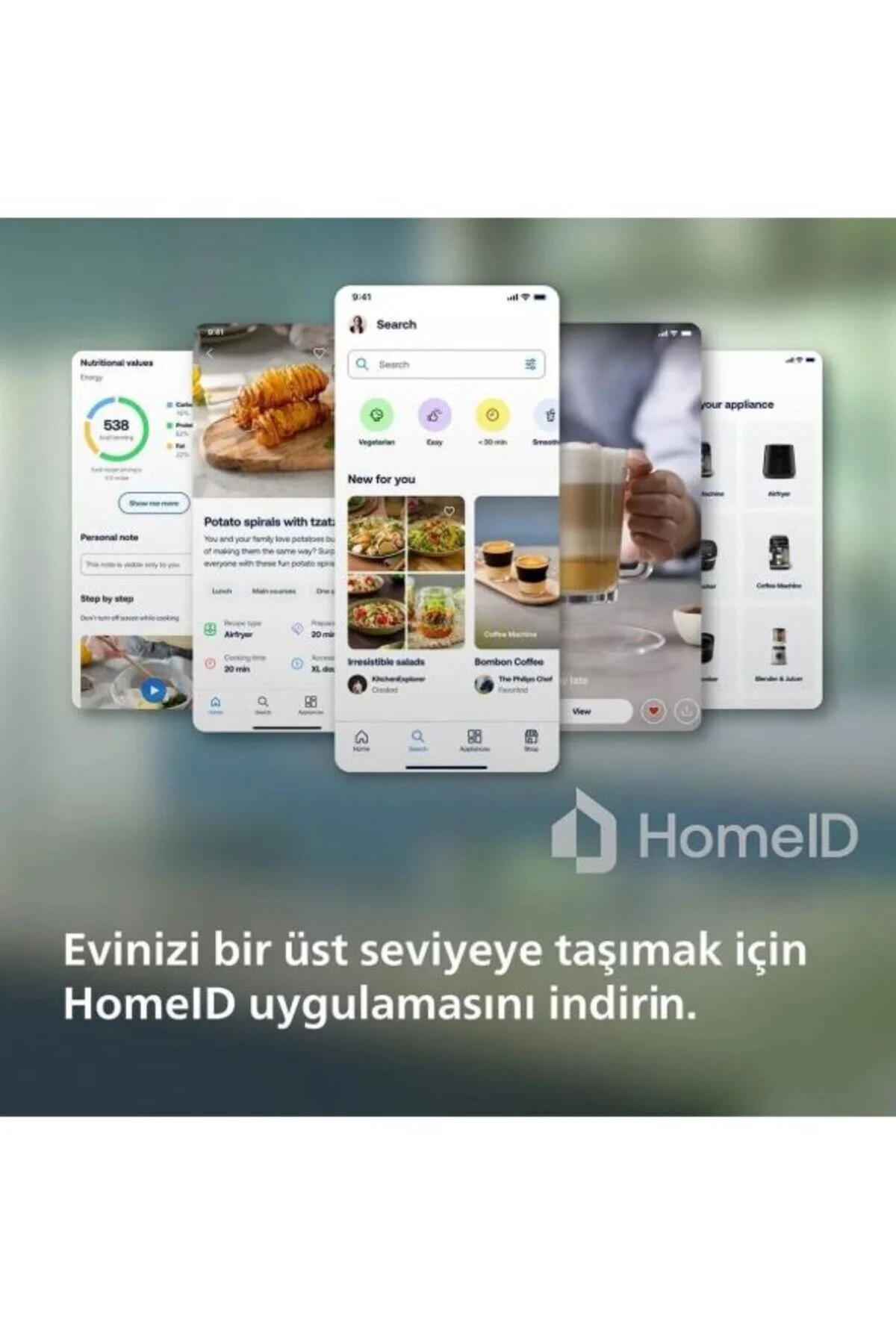 Philips HomeID Uygulaması 3000 Seri Çift Hazneli Airfryer, 3L + 6L, NA350/00 ,2750 W + 5 YIL GARANTİ