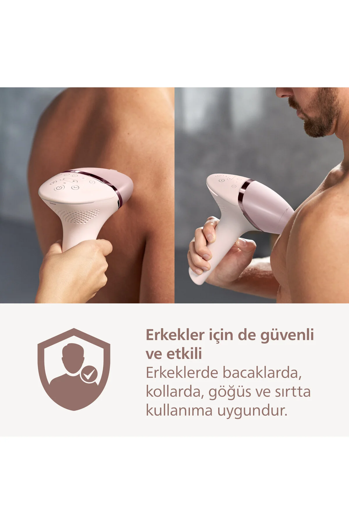 Philips Lumea 9900 Serisi BRI950/02 Premium Çanta Hediyeli SET ,Vücut ve Yüz 2 Başlık,450.000 Atım