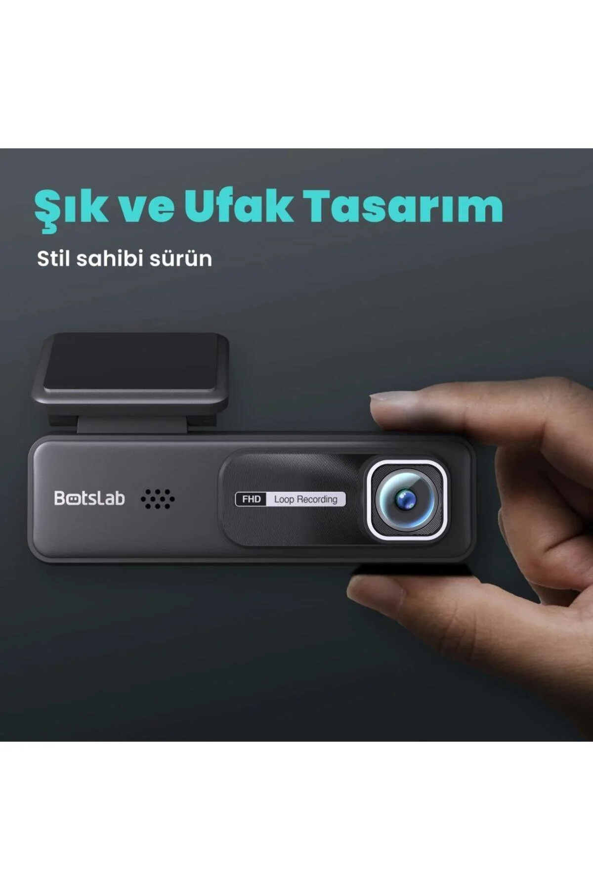 +360 Botslab Hk30 Pro 2k Qhd Wifi 140° Geniş Açı Gece Görüşlü Akıllı Araç Içi Kamera