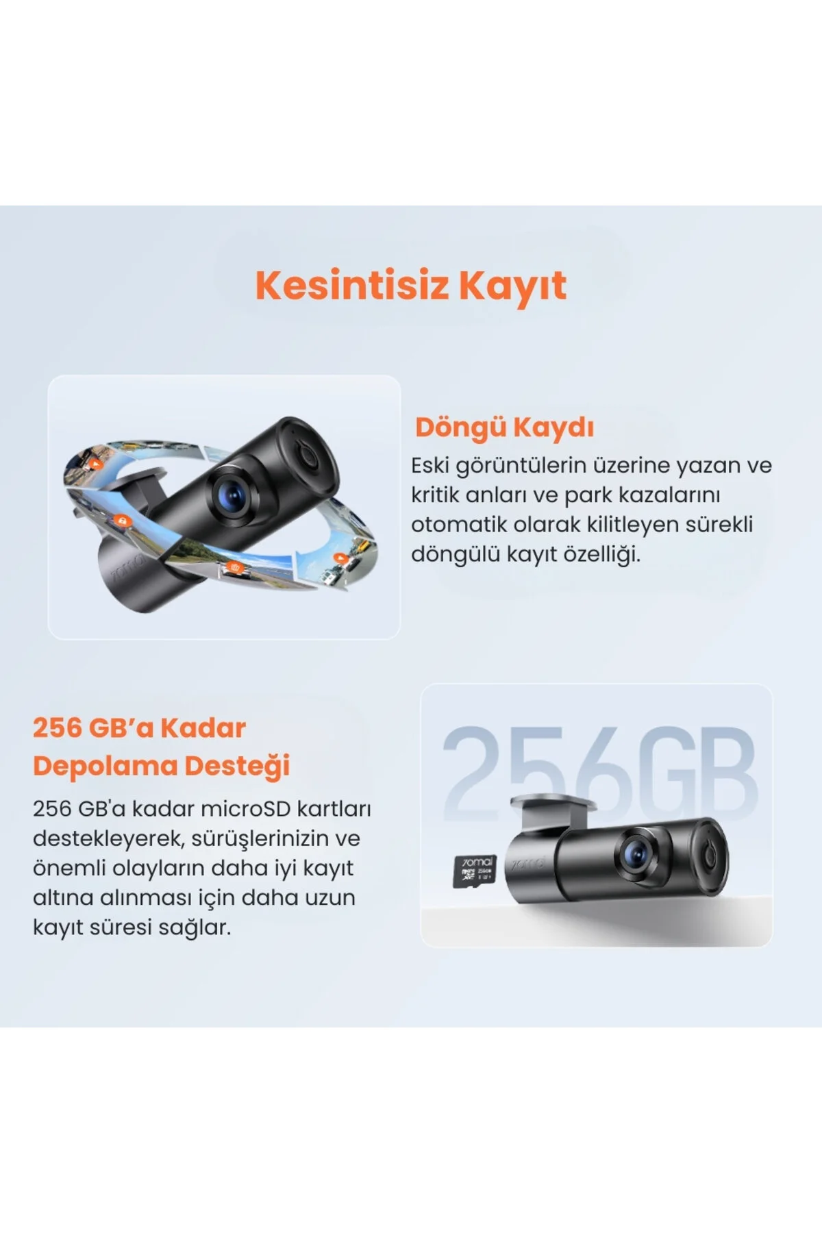 70MAİ M310 Plus 3K Ön Araç Kamerası