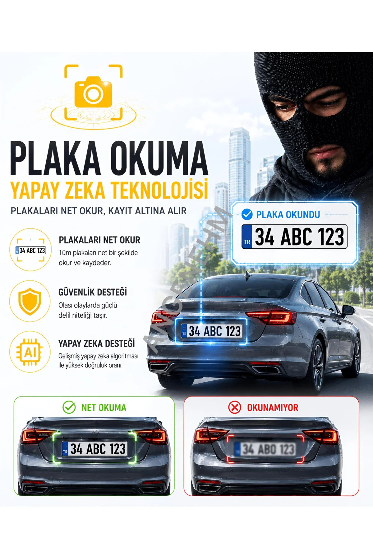 Angenehm Ön Arka İç Geniş Açı Net Görüntü 4K 1080P Full HD Araç İçi Dışı Kamera G Sensör Wifi GPS 3 Kamera