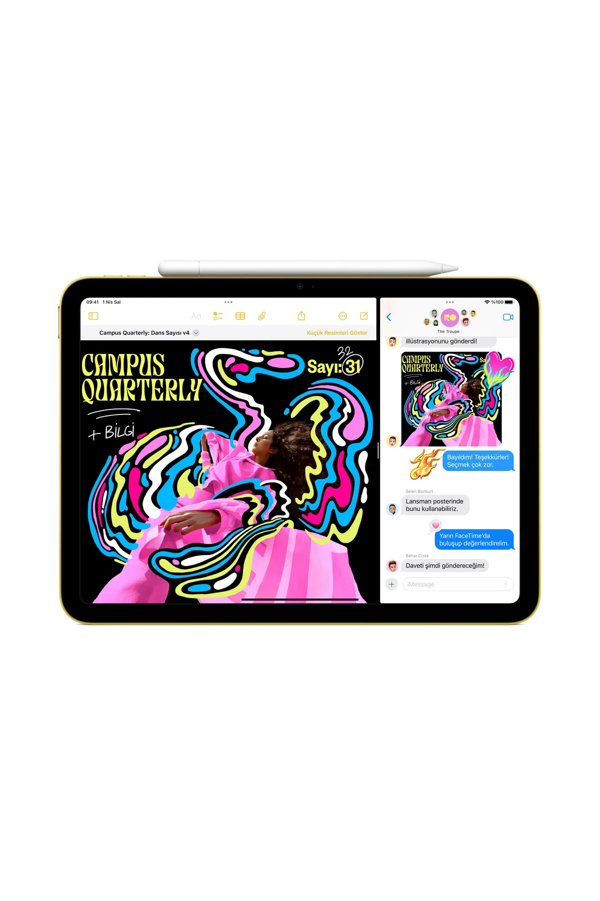 Apple 11" iPad Wi-Fi 128GB - Mavi