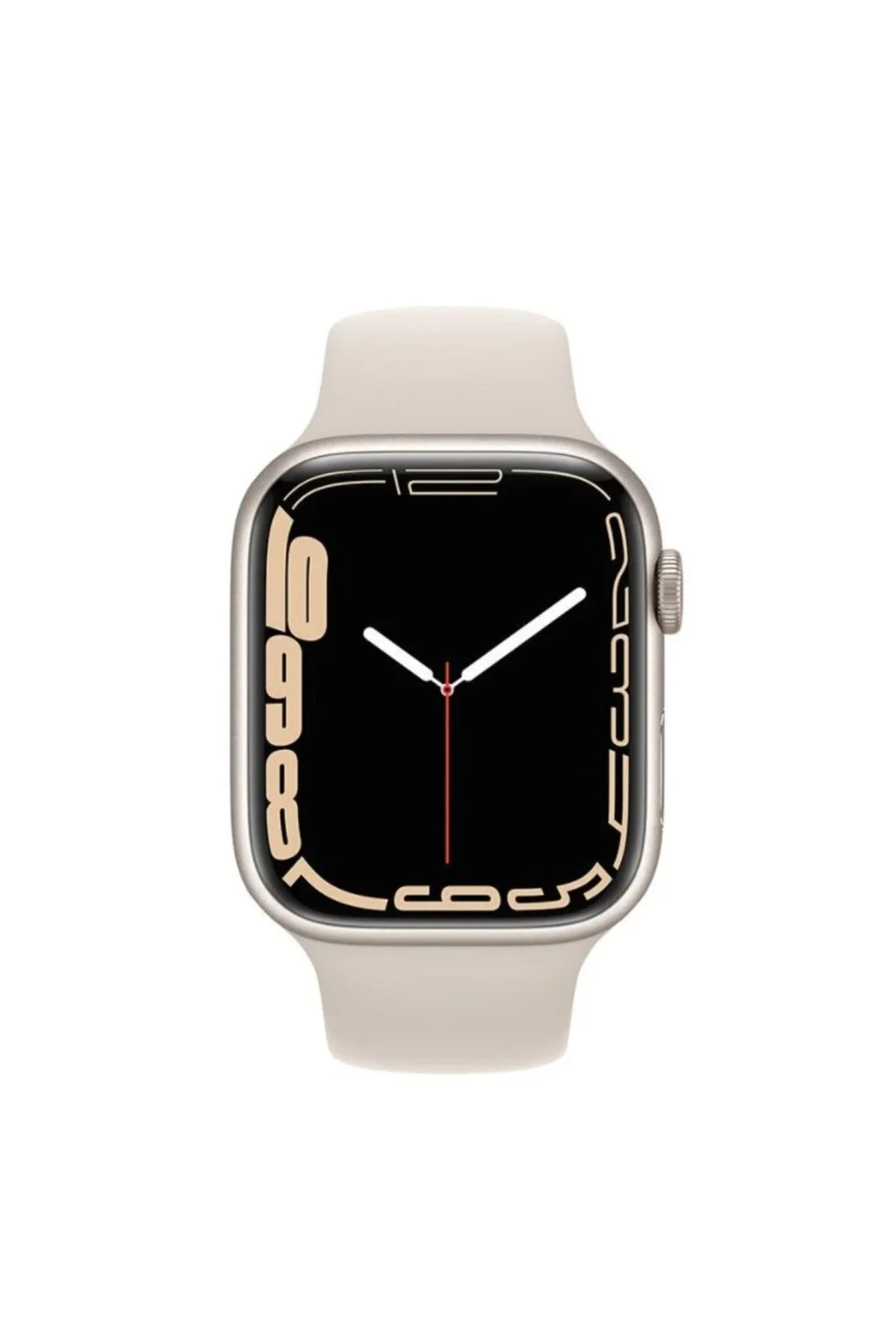 Apple Watch Seri 7 41mm (GPS) Alüminyum Kasa Yıldız Işığı - A Kalite - MKMY3TU/A