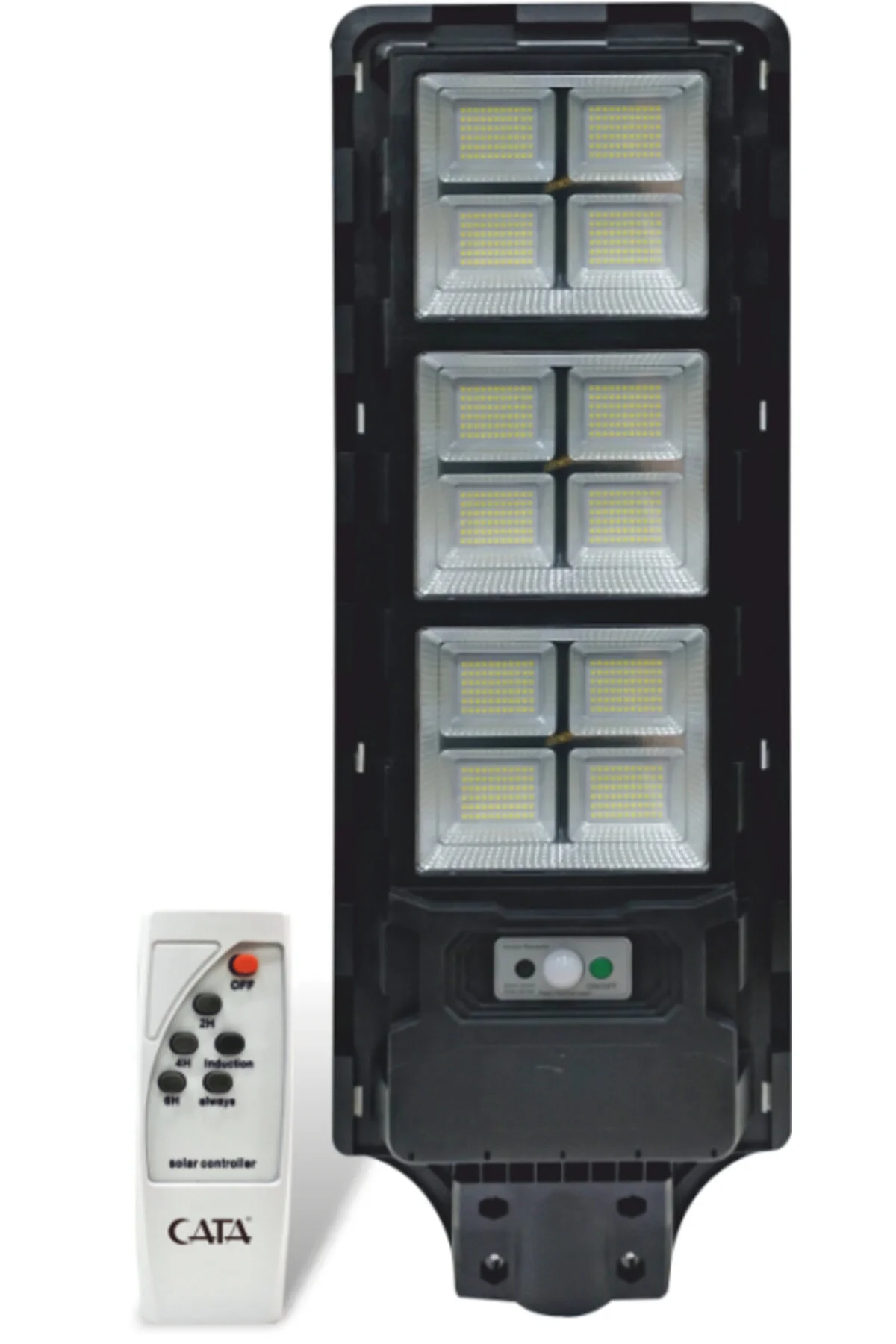 Cata CT 4642 Solar Güneş Enerjili 300W Sensörlü Sokak Armatür 6400K Beyaz Işık