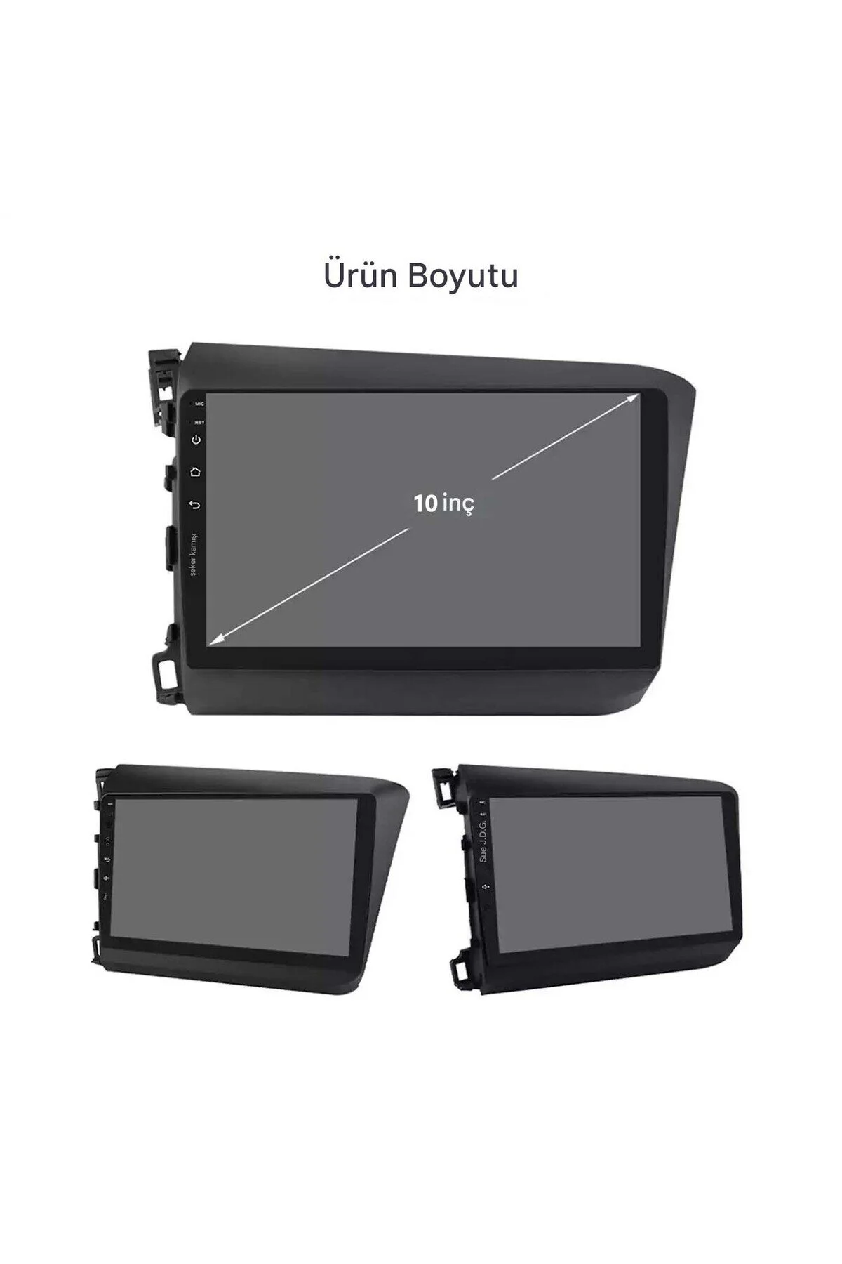 coni Honda Civic FB7 2012-2015 Uyumlu Android Navigasyon Multimedya Tesla Ekran Kablosuz CarPlay Android Auto Kameralı 6GB RAM 128GB