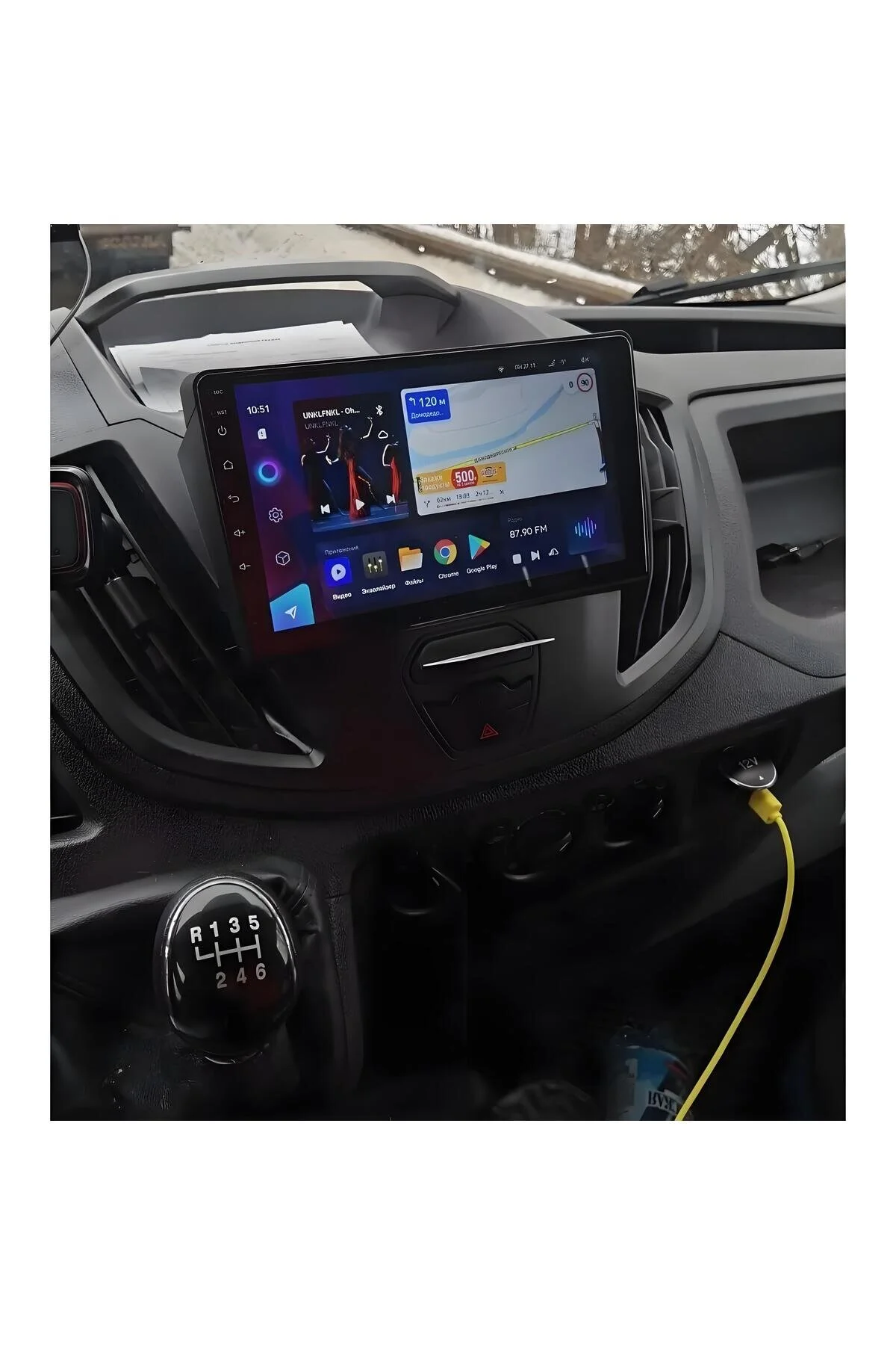 CONION Ford Transit 2014-2018 B1 Android Navigasyon Multimedya Tesla Ekran Kablosuz CarPlay Android Auto Kameralı 2GB RAM 32GB Hafıza