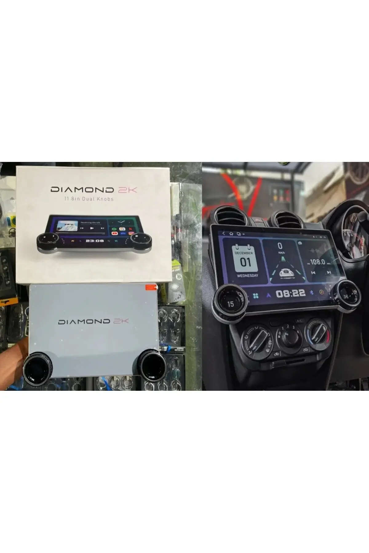 Diamonds Diamond 4/64 11. inç Carplay Androidauto Android Multimedya Sistemi