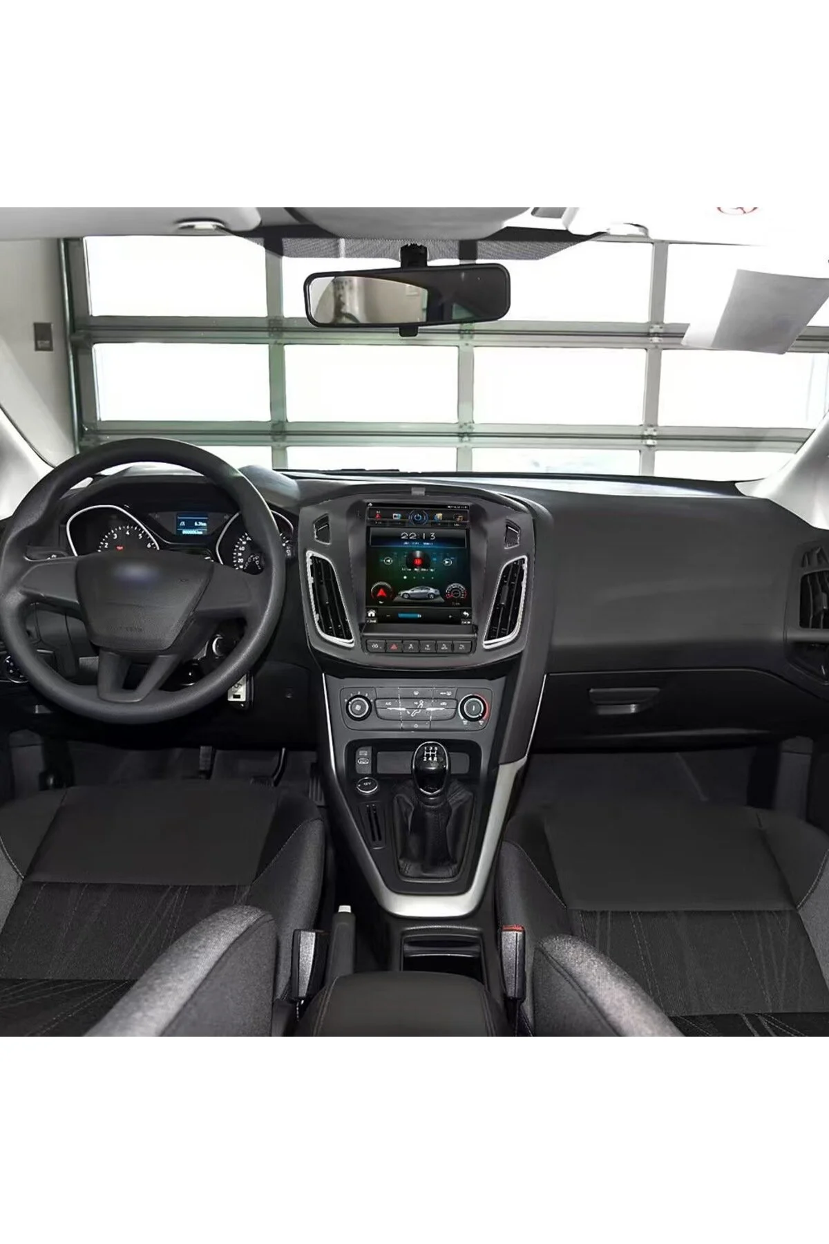 Dobest Ford Focus 3/4 2012-2018 Uyumlu 9.7 İnç Tesla Tarzı Ekran 1GB Ram 16GB Rom Android Multimedya Kablosuz Carplay Navigasyon