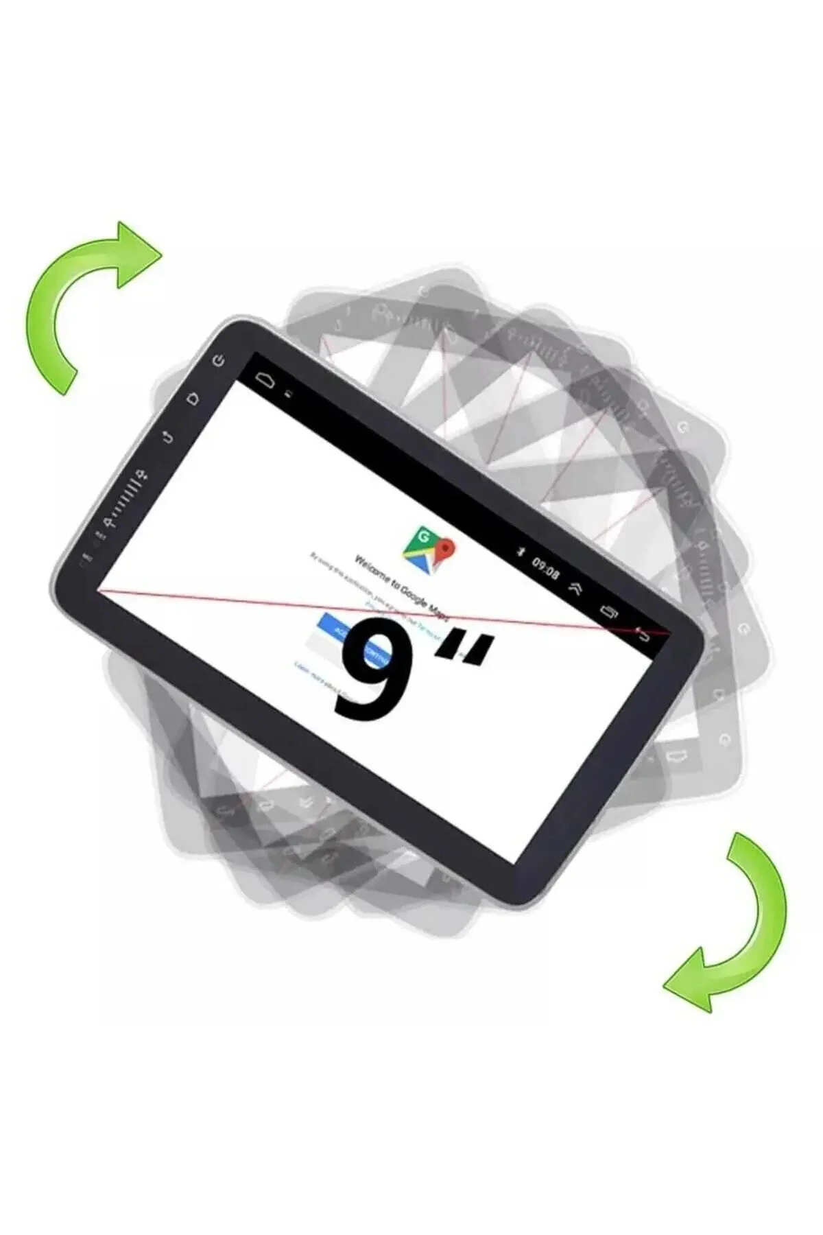 Drivetech Android Tek Din 10 Inch Car Play Özellikli Universal Multimedia Teyp 3 Gb Ram 360 Üniversal CPR