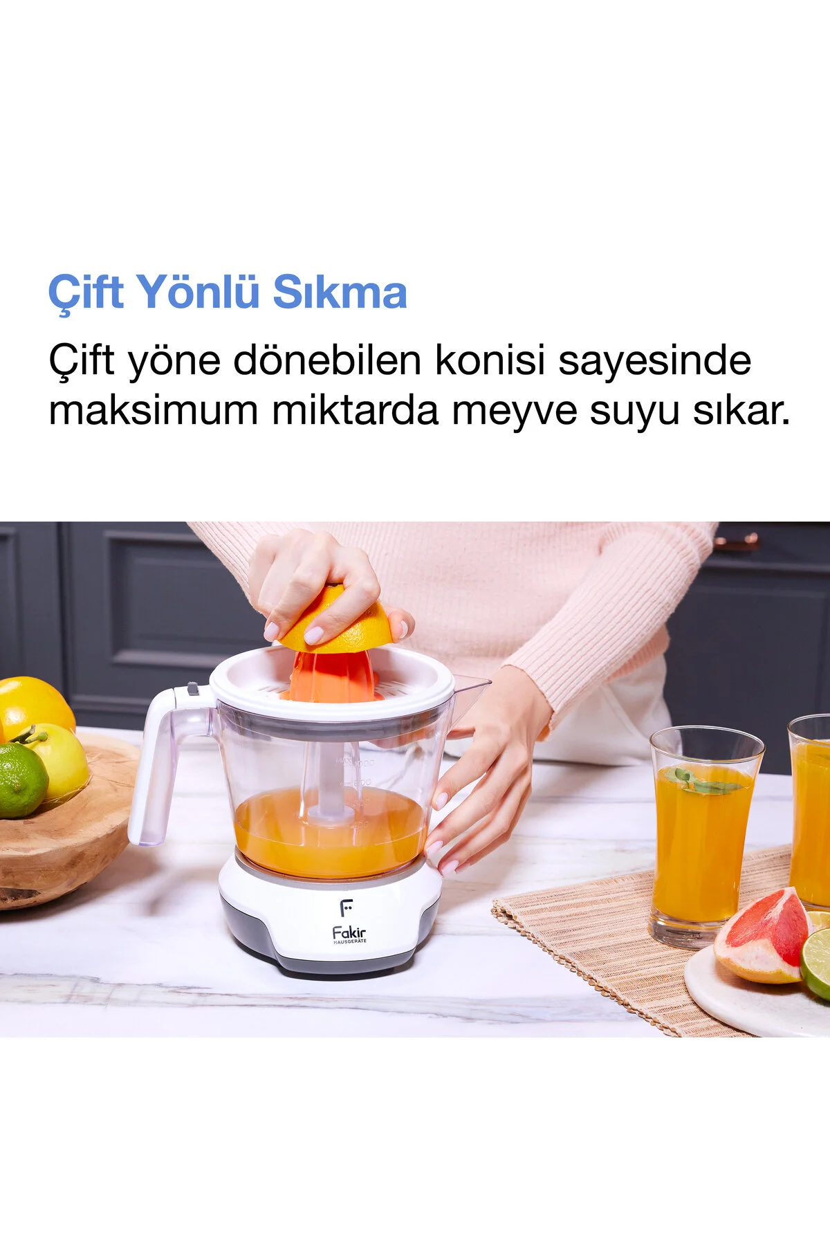 Fakir Press Pulp Narenciye Sıkacağı