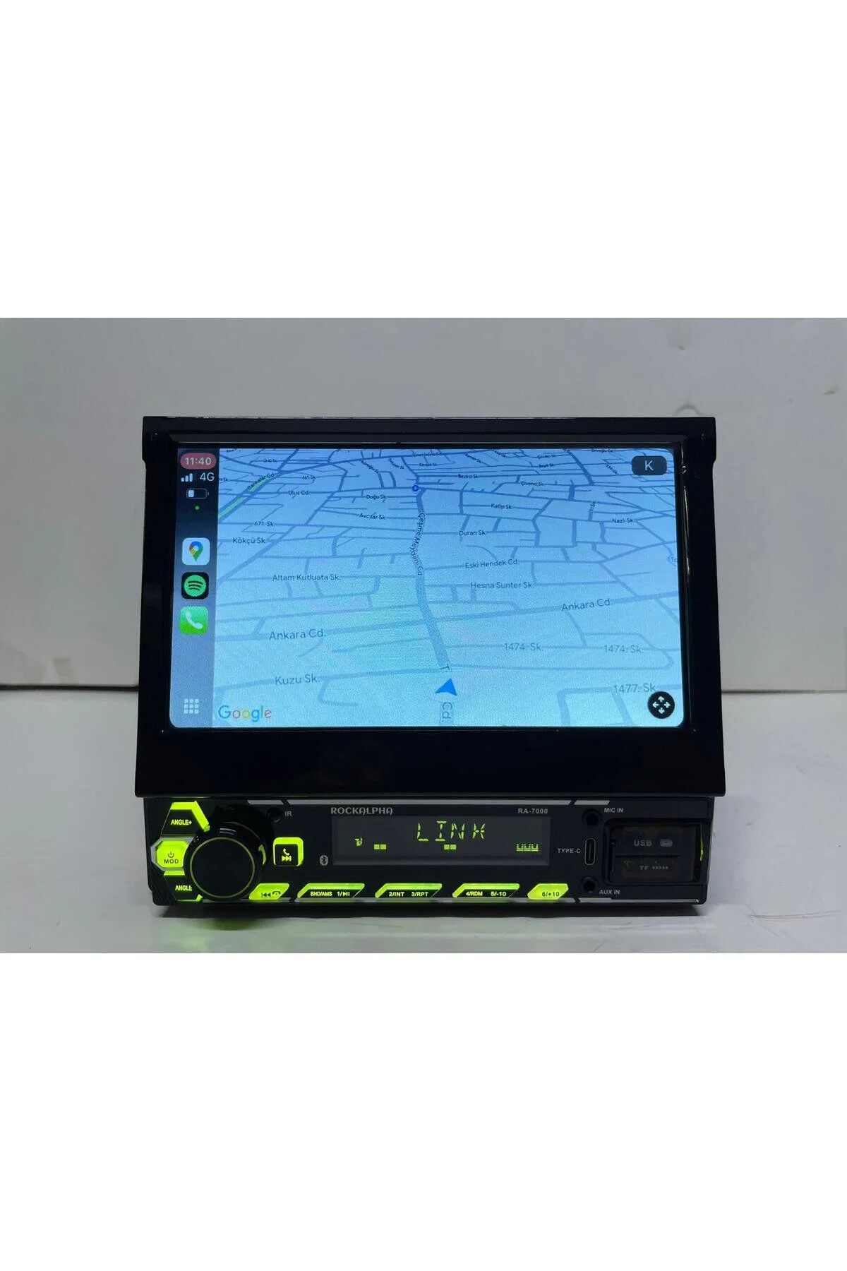 FTH SOUND INDASH OTO TEYP 7" CAR PLAY - ANDROİD AUTO BT USB AUX AMFİ ÇIKIŞI İNDAŞ EKRANI İÇİNDE GİZLİ