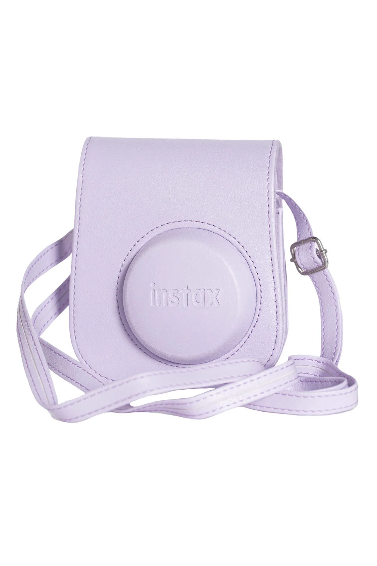 Fujifilm Instax Mini 12 Lila Fotoğraf Makinesi-10'lu Film-Mini Albüm ve Deri Kılıf Seti