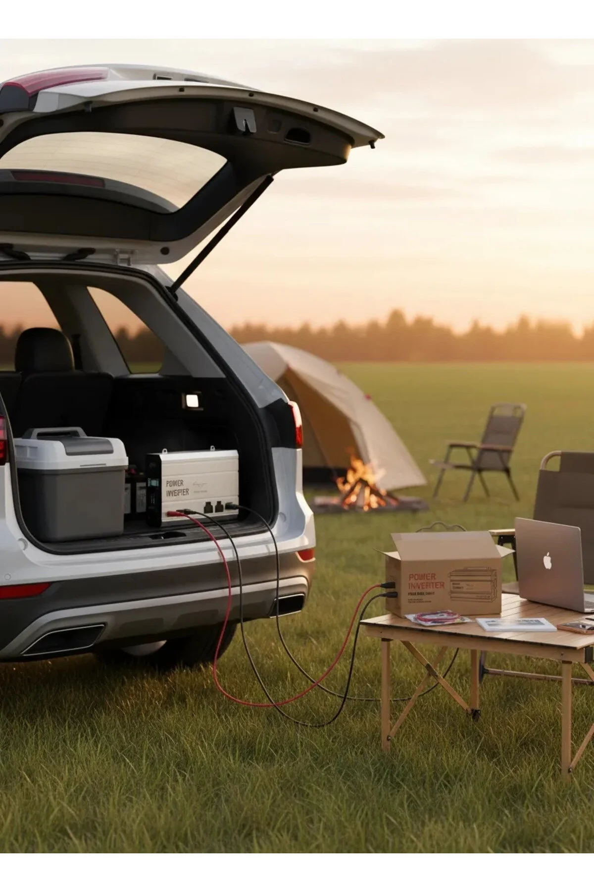 Genel Markalar 1000W Tam Sinüs İnverter 12V AC Çevirici | Sessiz Fanlı, USB Çıkışlı, Araç Karavan Tekne Solar Uyuml