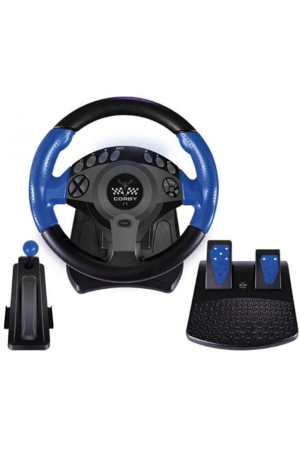 Genel Markalar Corby Fx95t G-force Pc/ps3/ps4/xbox 270 Derece Titreşimli 7 In 1 Direksiyon Yarış Seti
